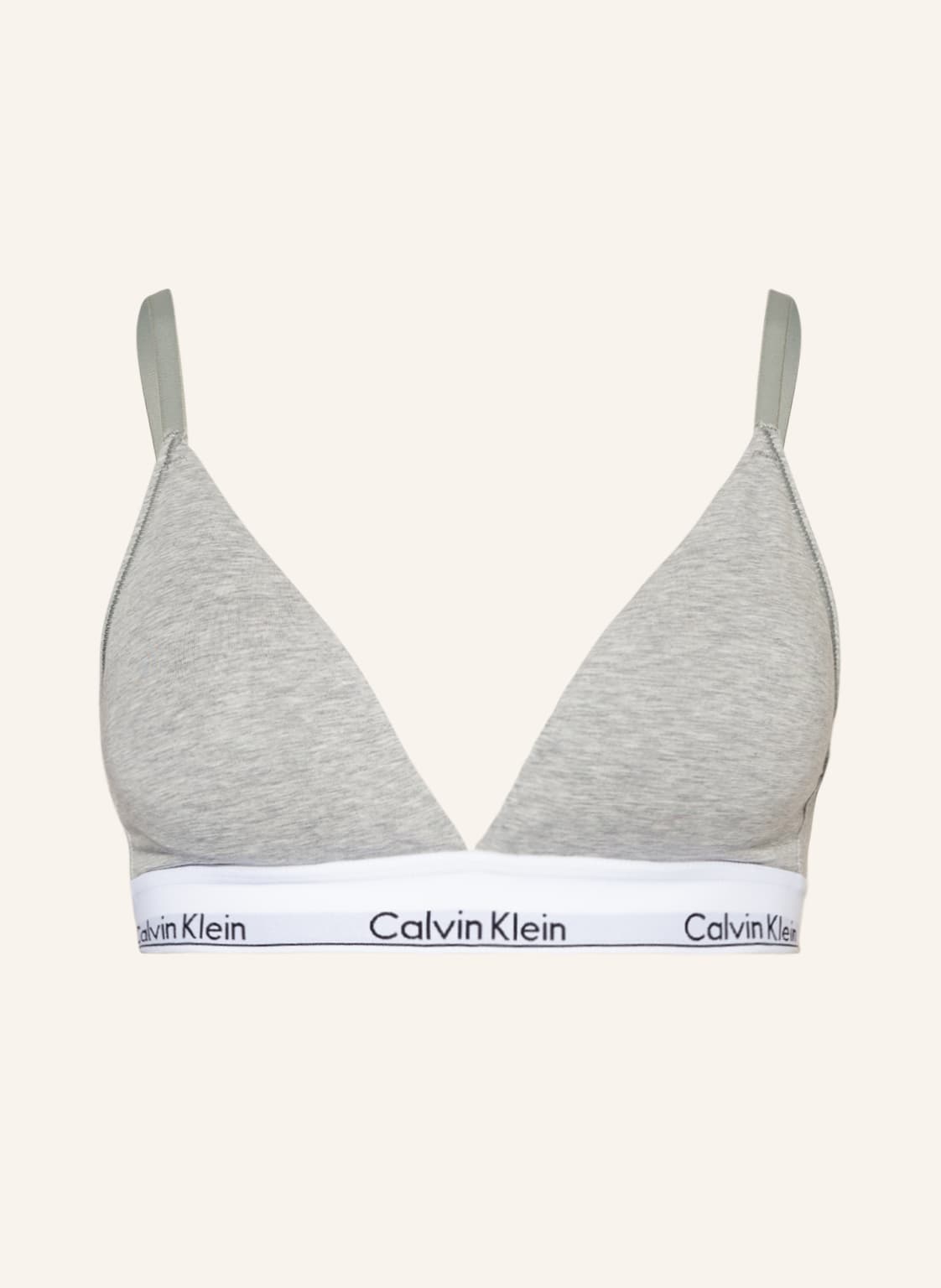 Image of Calvin Klein Triangel-Bh Modern Cotton grau