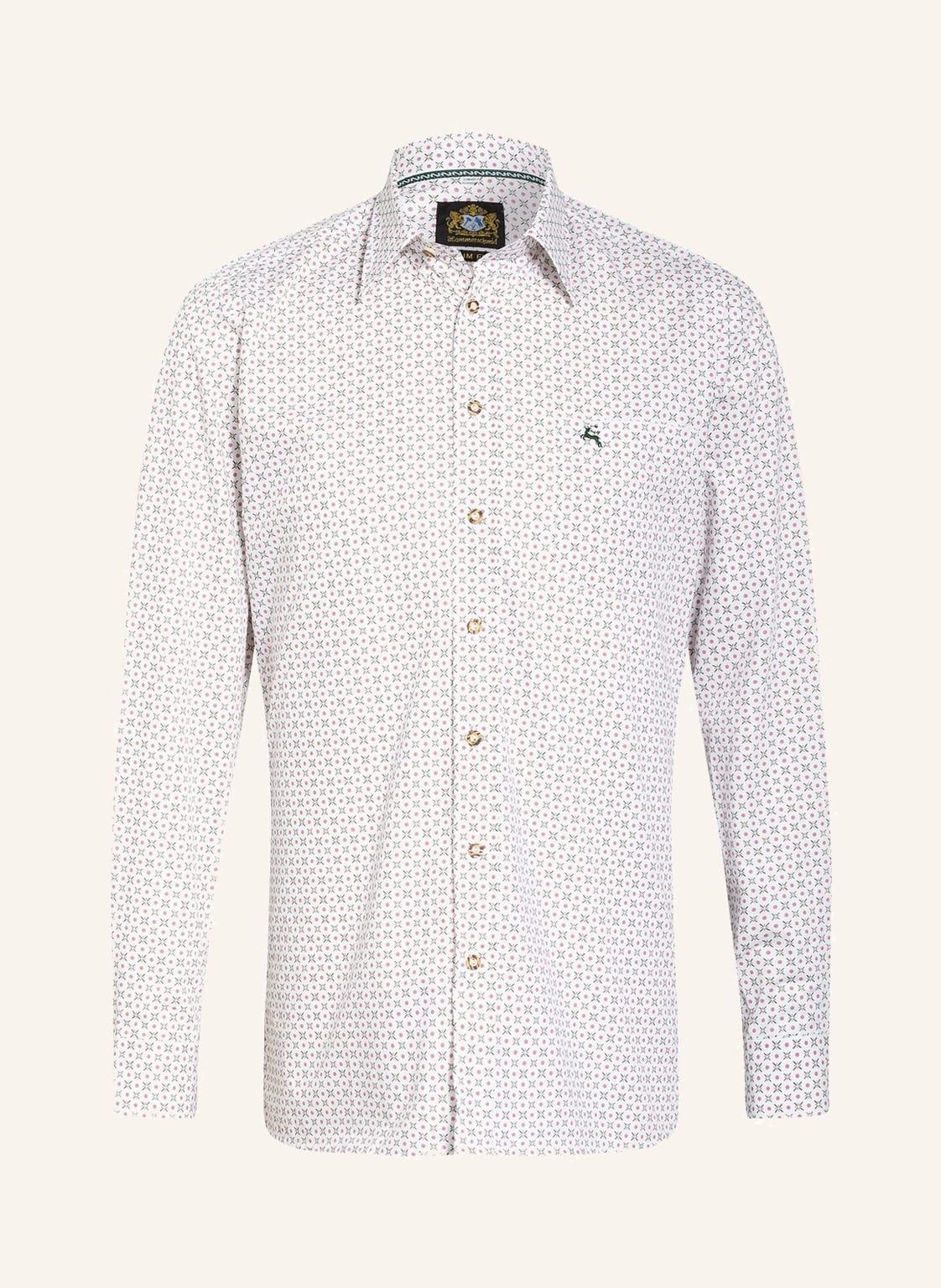 Image of Hammerschmid Trachtenhemd Slim Fit weiss