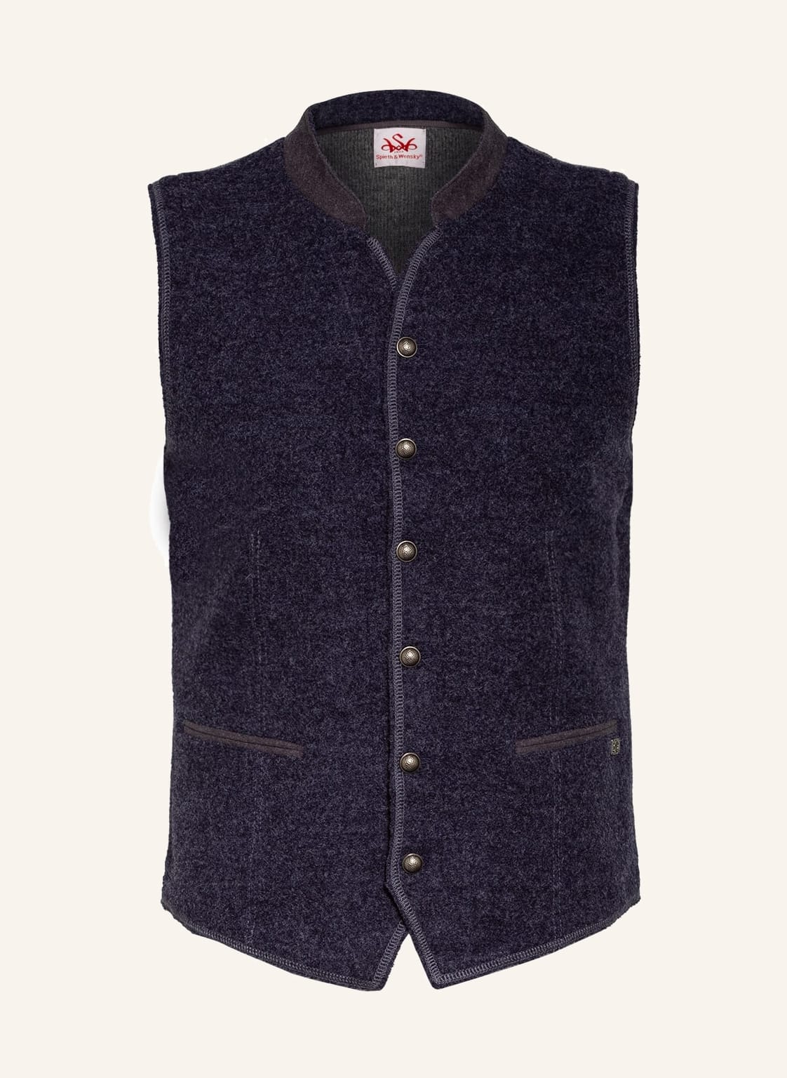 Image of Spieth & Wensky Trachtenweste Prag blau