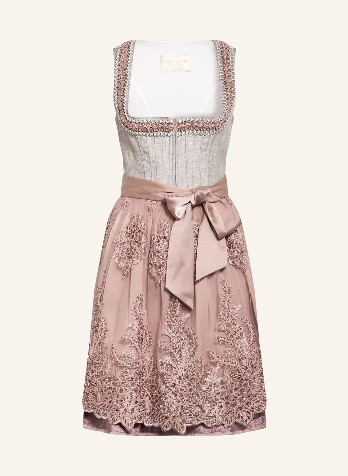 Image of Krüger Dirndl Darjana Mit Glitzergarn rosa