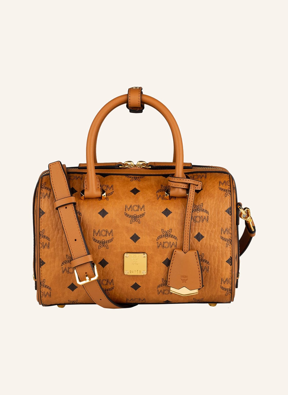 Image of Mcm Handtasche Ella braun