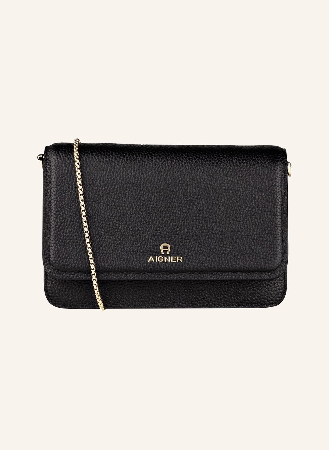 Image of Aigner Geldbörse Zum Umhängen schwarz