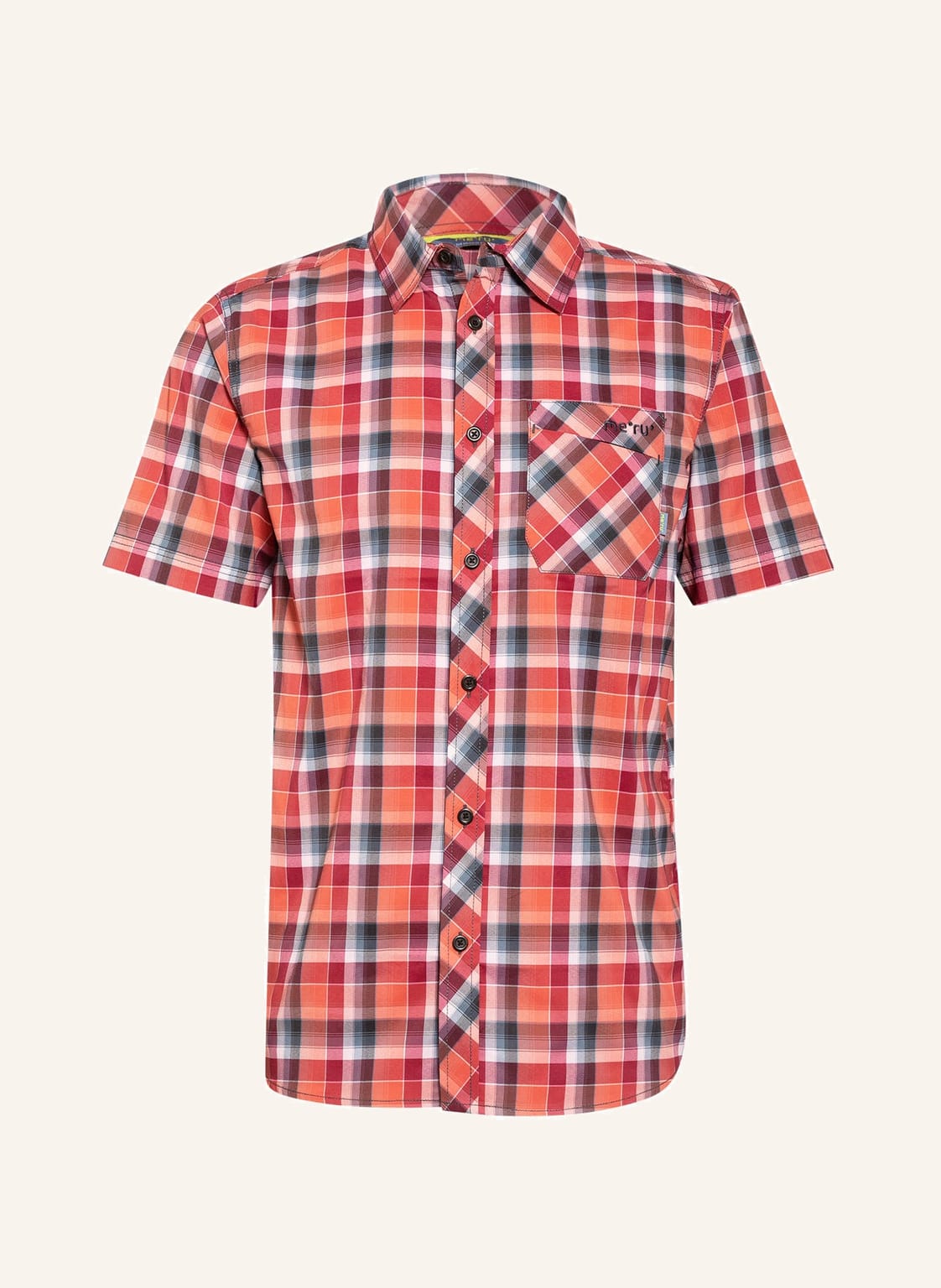 Image of Me°Ru' Outdoor-Hemd Egio rot