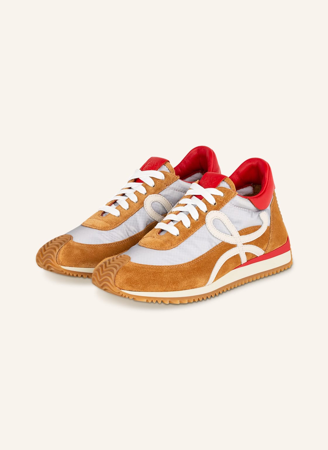 Image of Loewe Sneaker Flow Runner braun