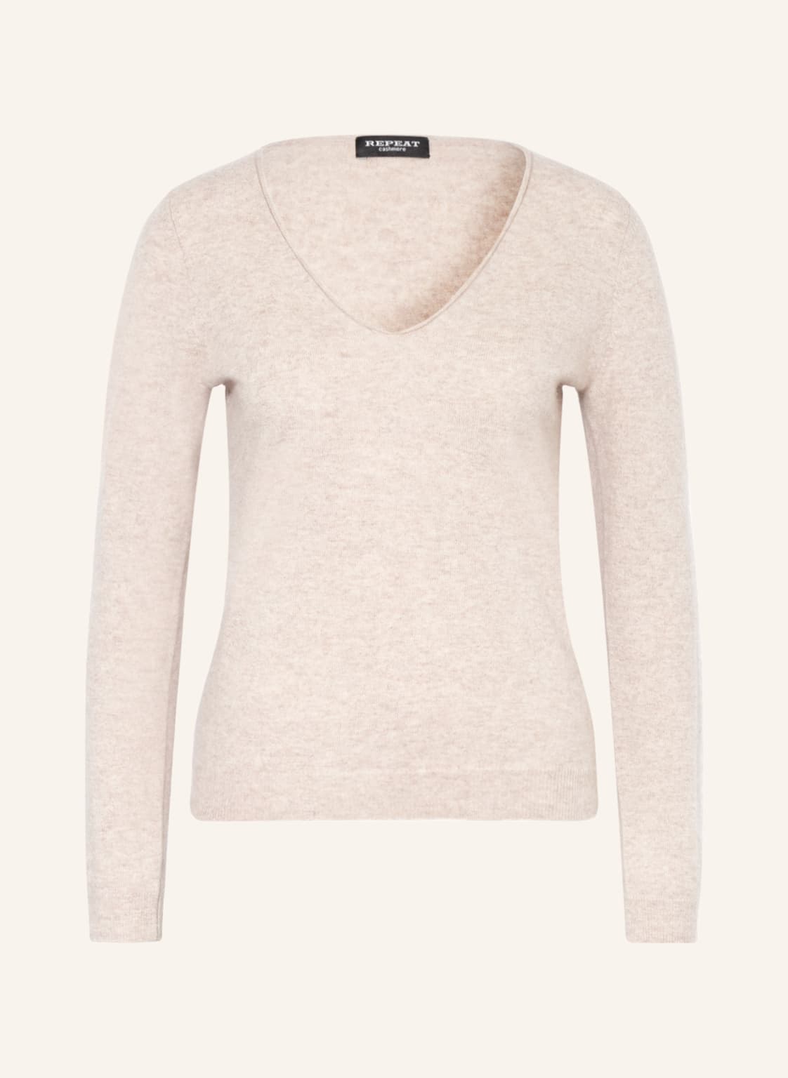 Image of Repeat Cashmere-Pullover beige