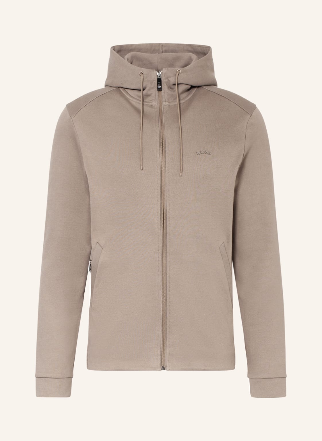 Image of Boss Sweatjacke Saggy gruen