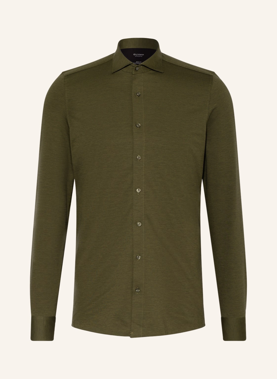 Image of Olymp Jerseyhemd Level Five 24/Seven Body Fit gruen
