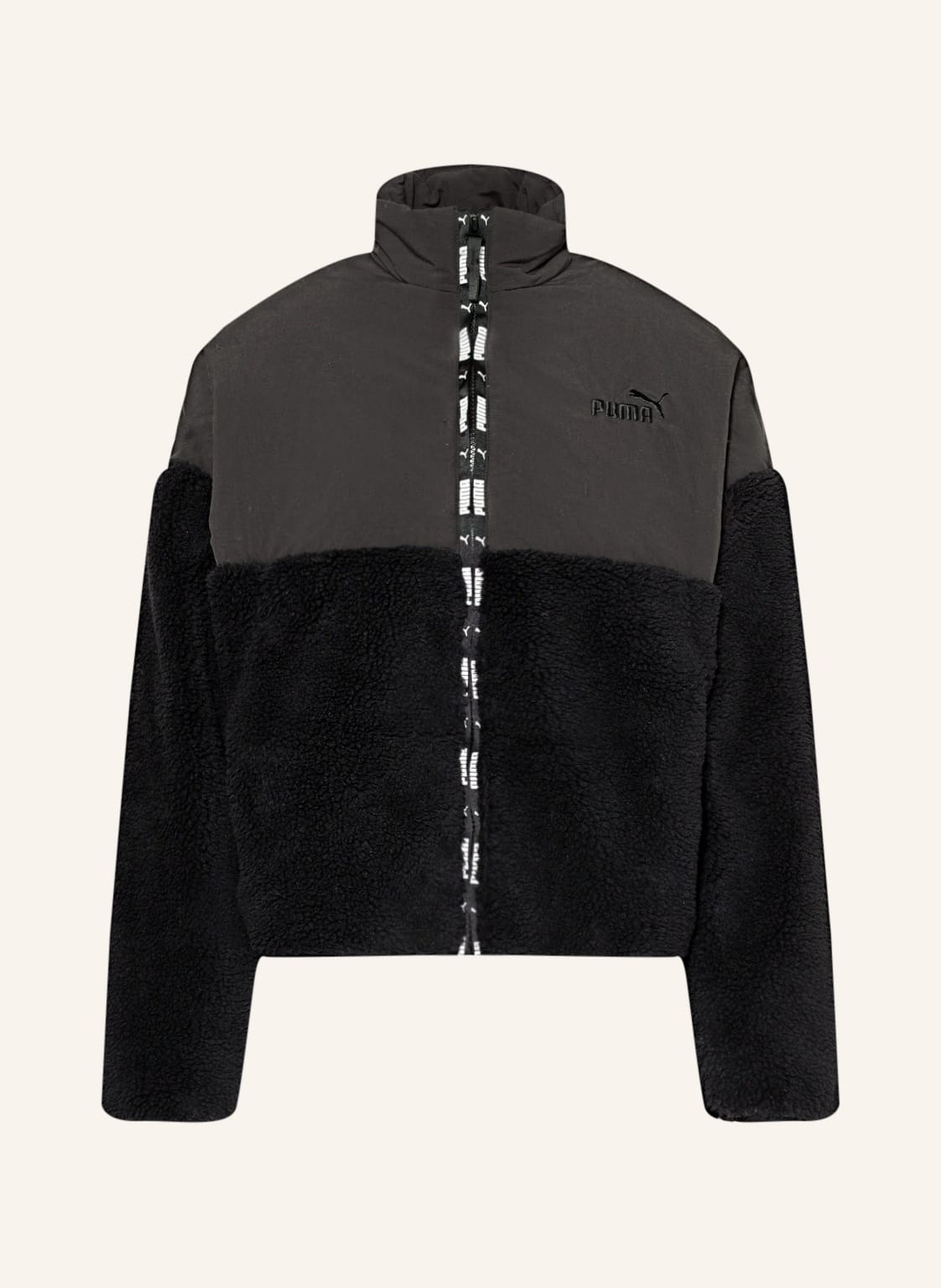 Image of Puma Jacke Sherpa Mit Teddyfell schwarz