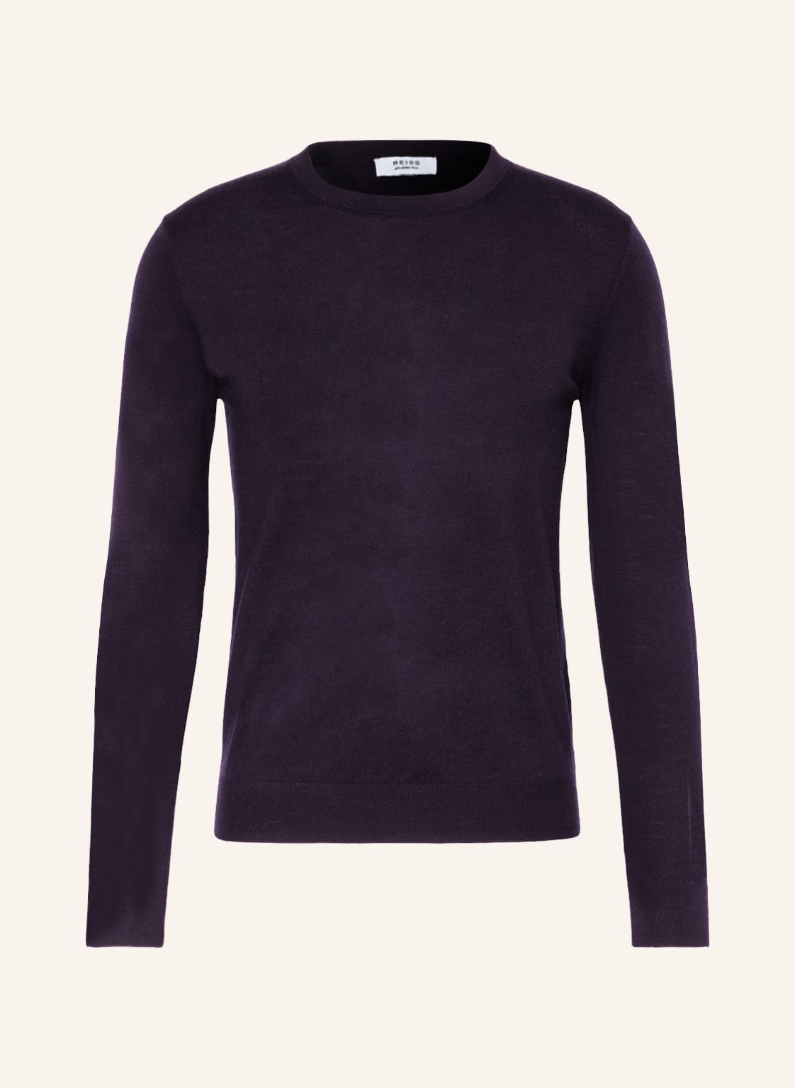 Image of Reiss Pullover Wessex Aus Merinowolle blau