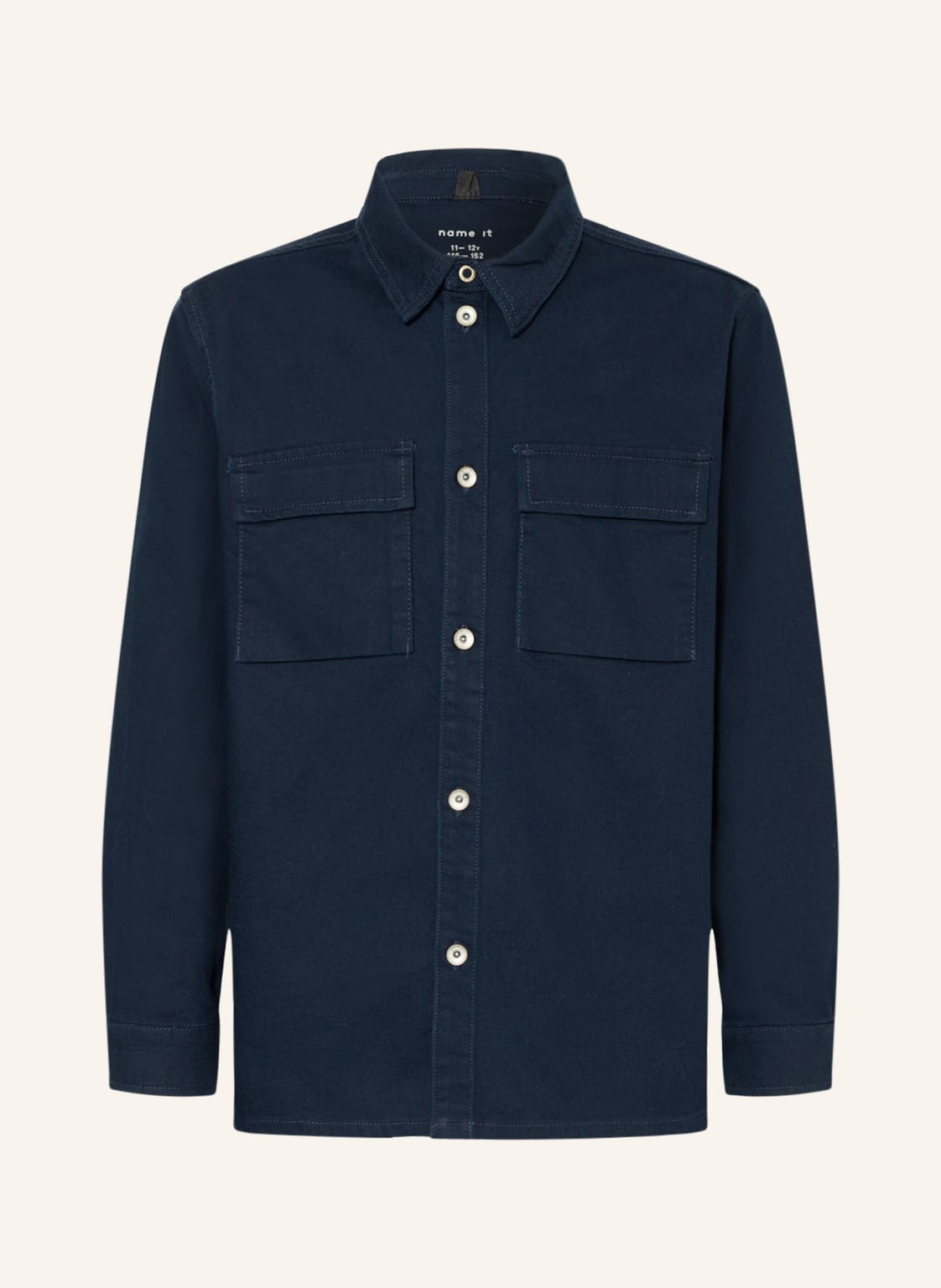 Image of Name It Overshirt blau