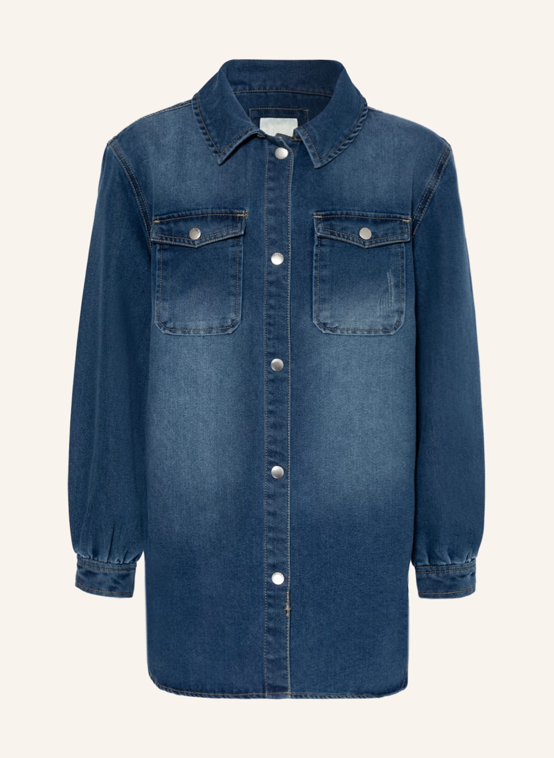 Image of Name It Jeansbluse blau