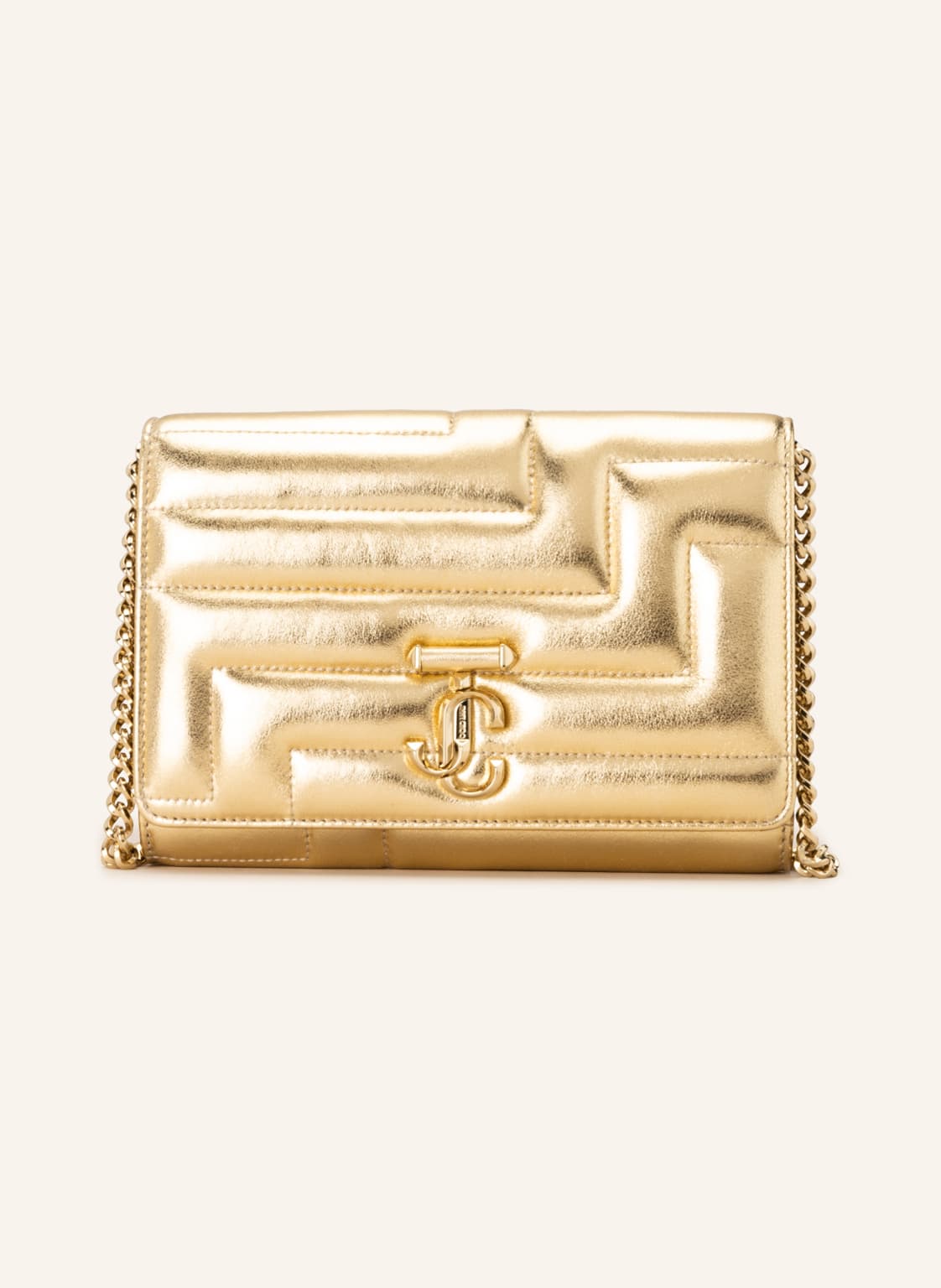 Image of Jimmy Choo Clutch Varenne gold