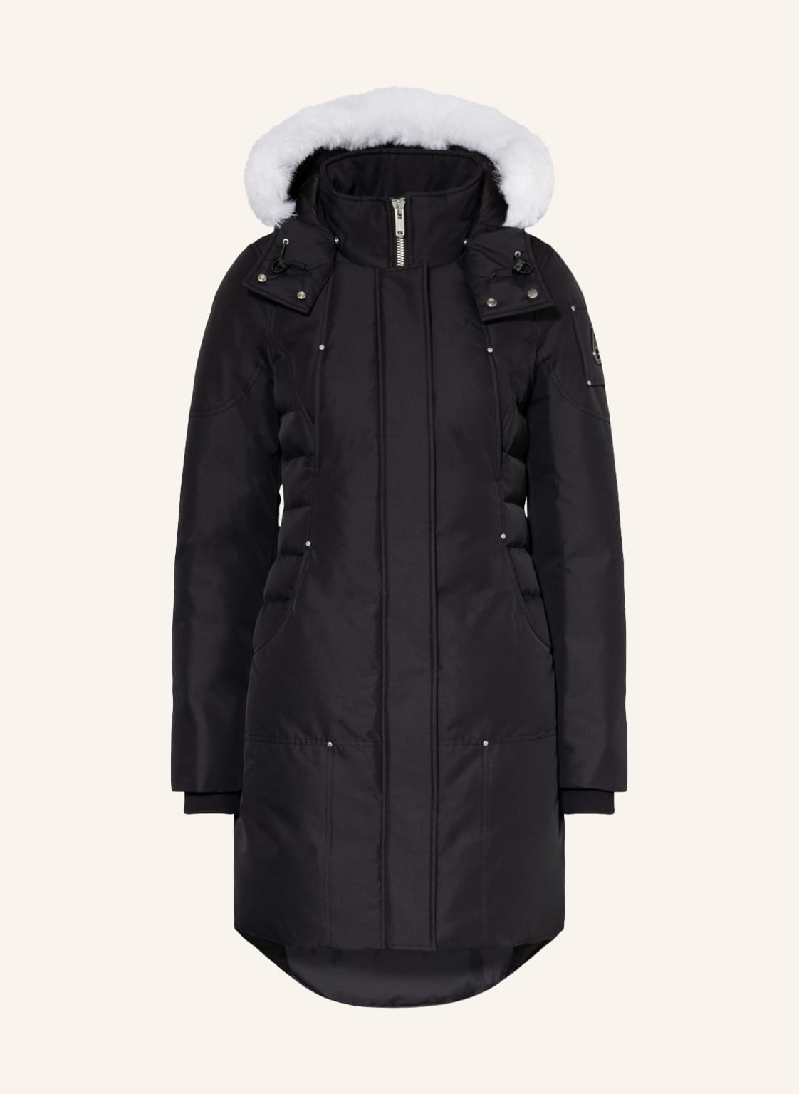 Image of Moose Knuckles Daunenparka Cloud Mit Abnehmbarer Kapuze schwarz