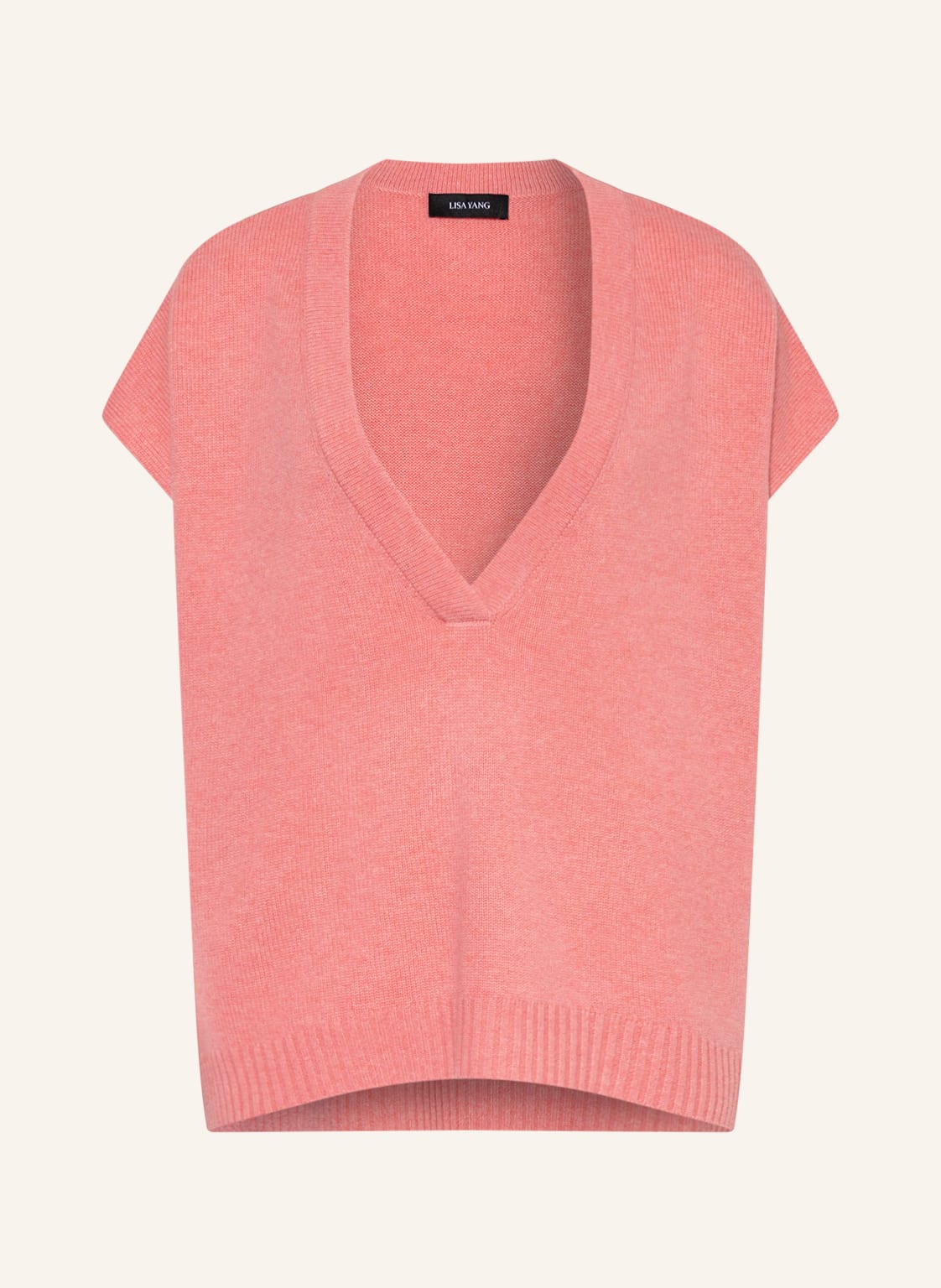 Image of Lisa Yang Cashmere-Pullunder Linn rosa