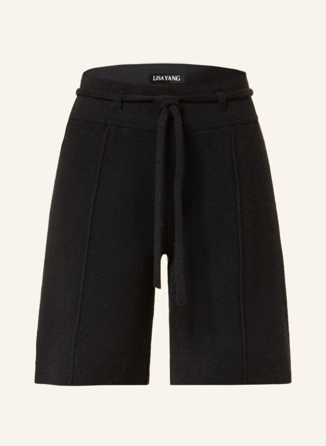 Image of Lisa Yang Strickshorts Marianne Aus Cashmere schwarz