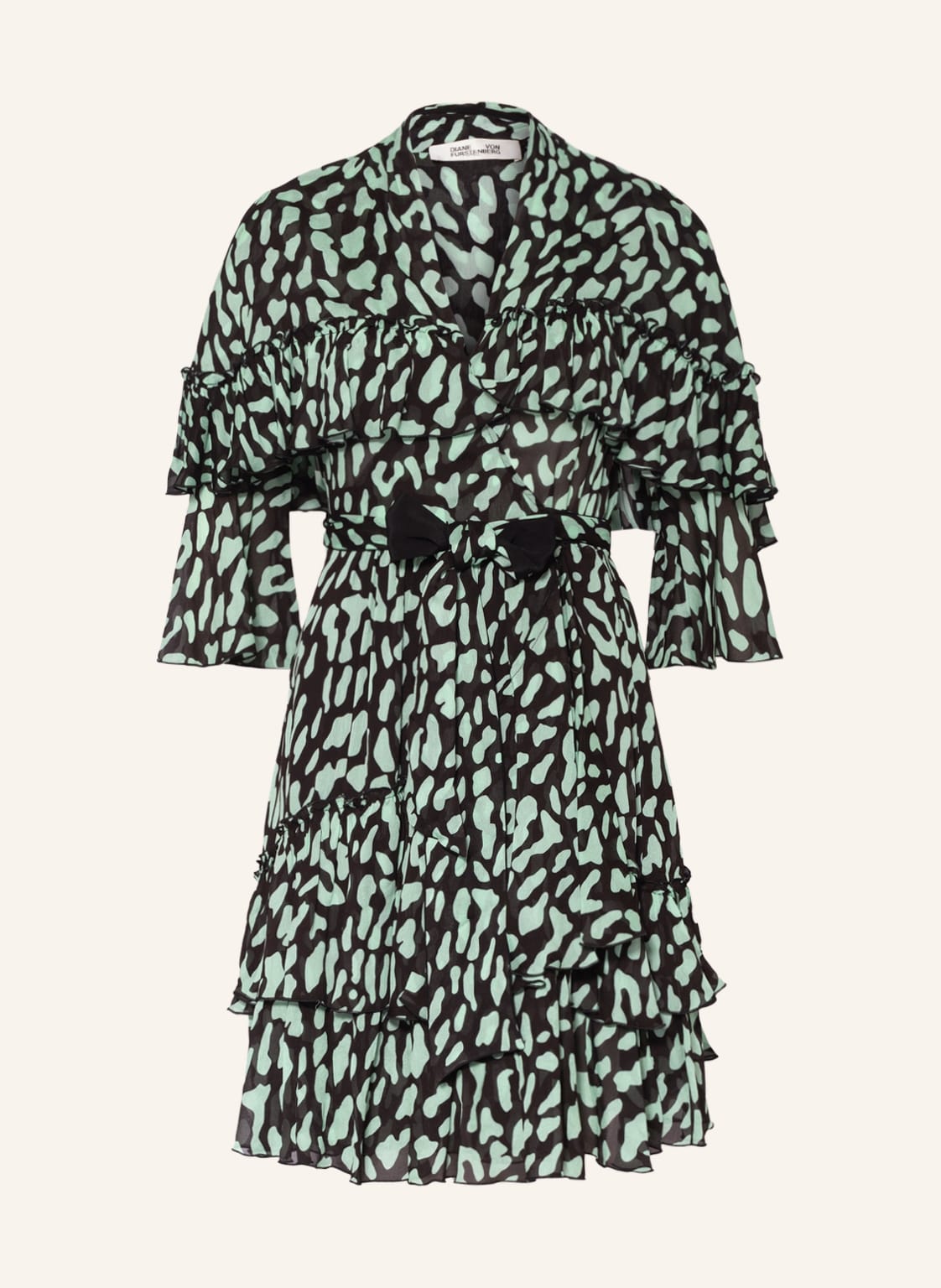 Image of Diane Von Furstenberg Wickelkleid Olivia schwarz