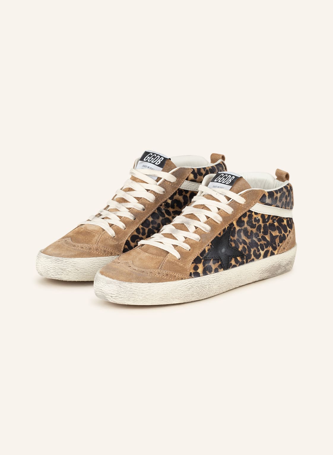 Image of Golden Goose Hightop-Sneaker Mid Star braun