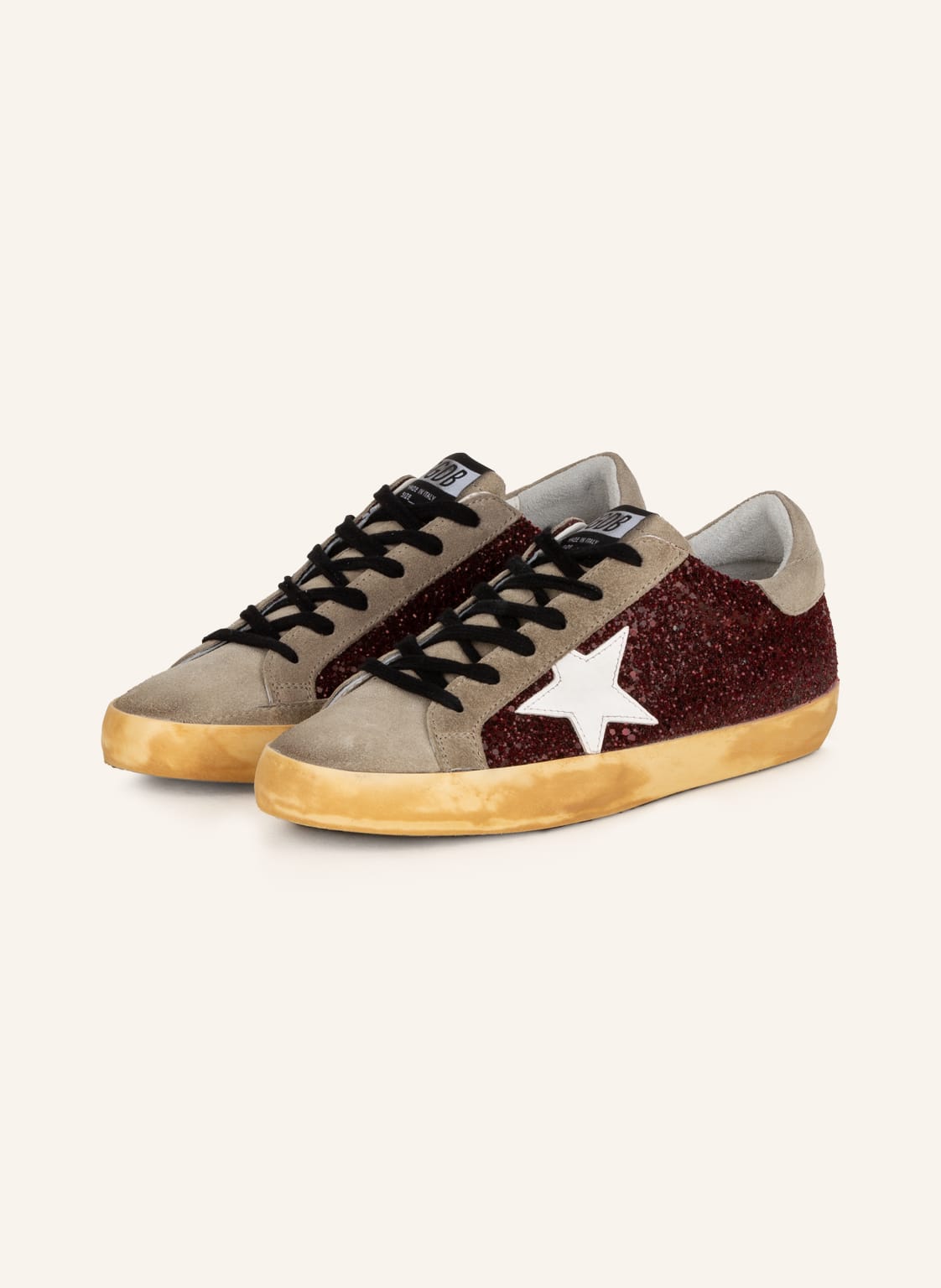 Image of Golden Goose Sneaker Super-Star rot