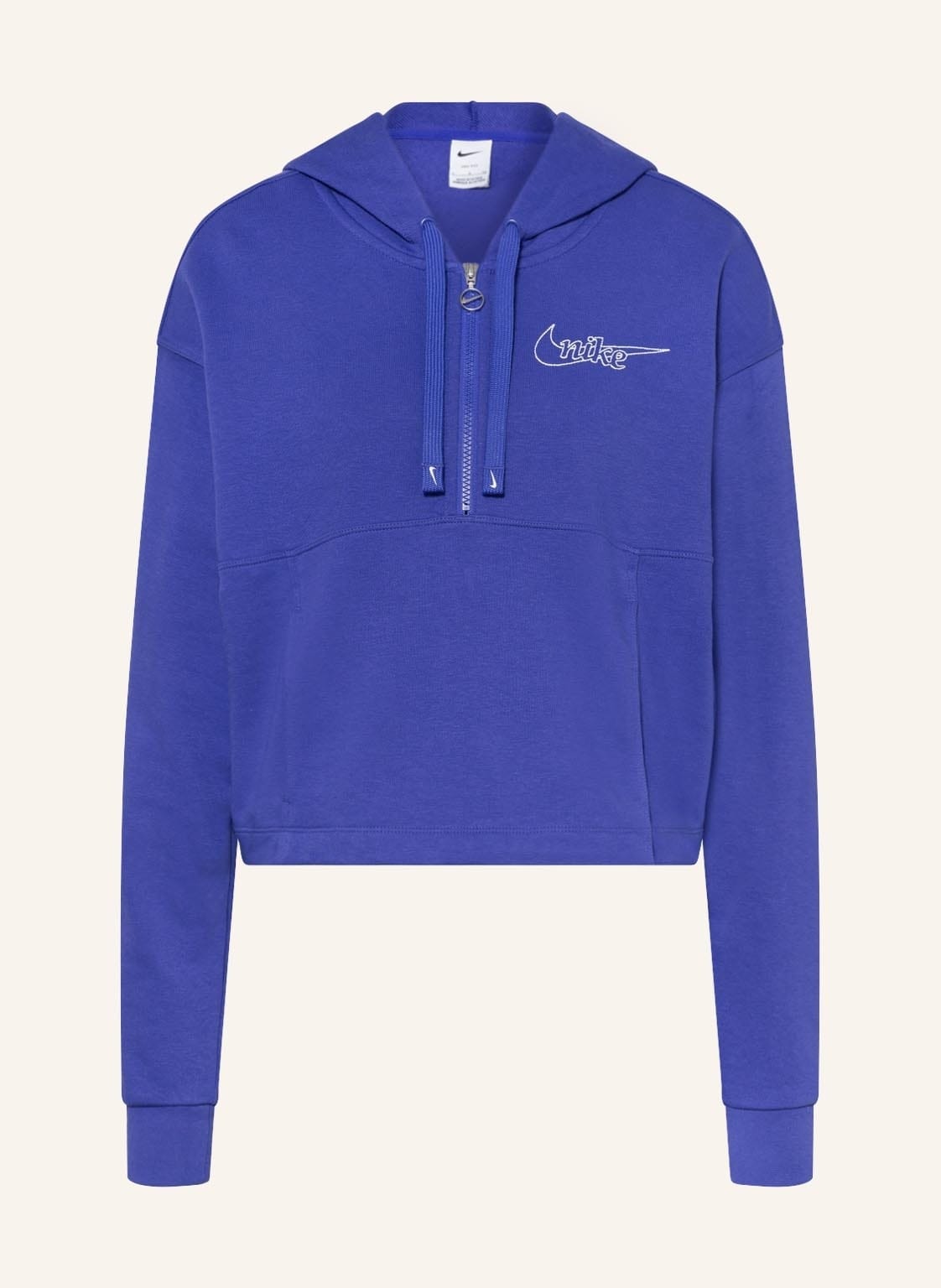 Image of Nike Oversized-Hoodie Dri-Fit Get Fit blau
