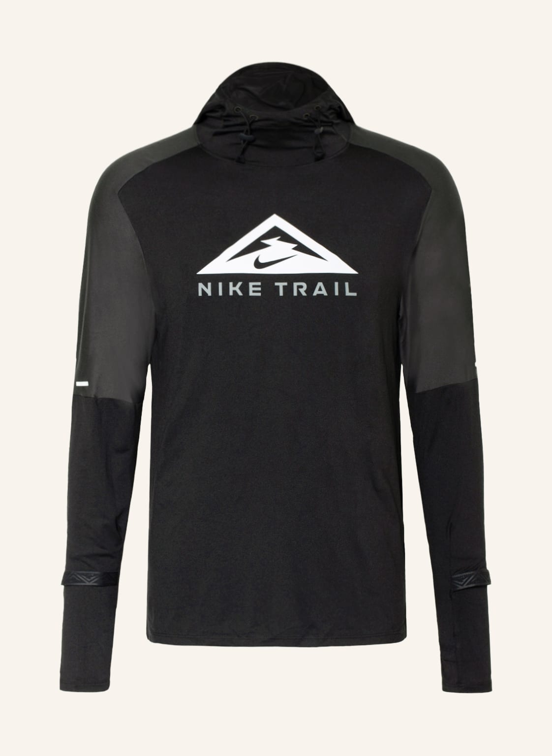 Image of Nike Laufshirt Dri-Fit Trail schwarz
