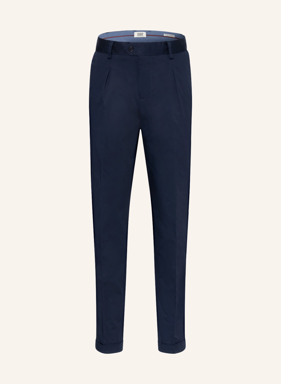 Image of Scotch & Soda Hose Loose Tapered Fit blau