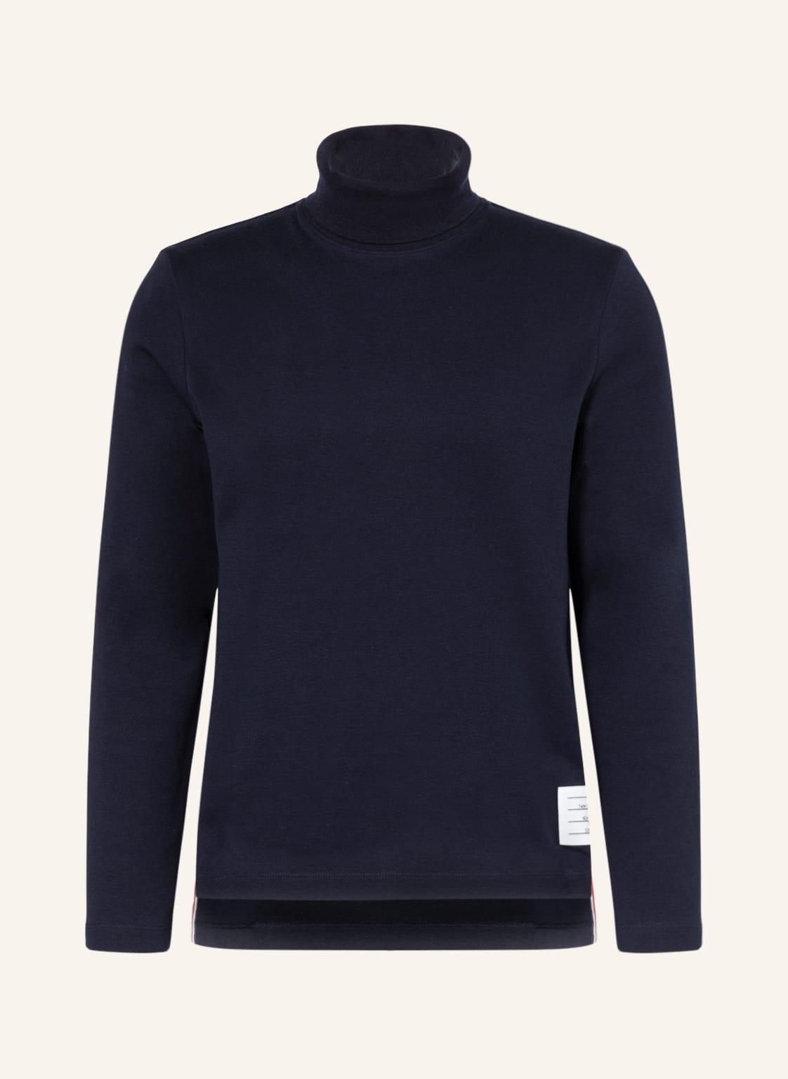 Image of Thom Browne. Rollkragenshirt blau