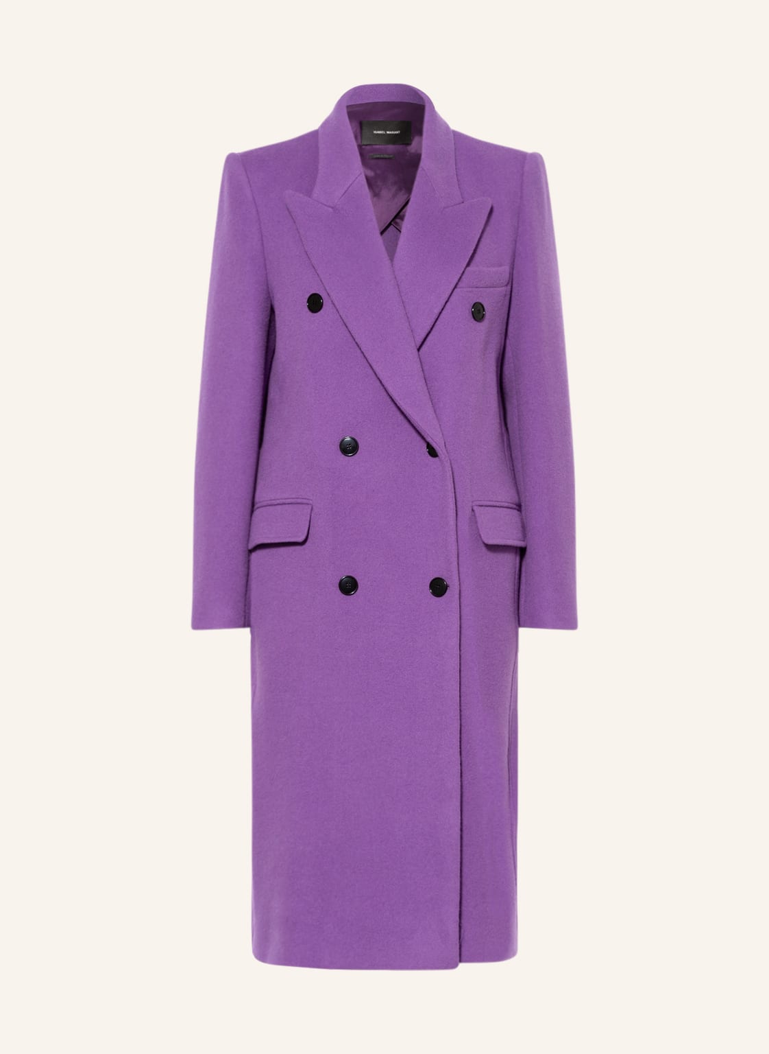 Image of Isabel Marant Wollmantel Enarryli violett