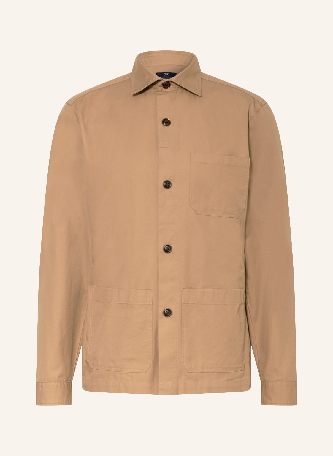 Image of Strokesman's Overshirt beige