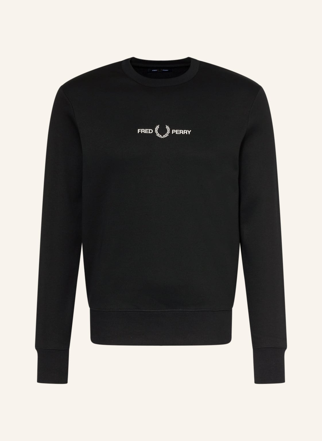 Image of Fred Perry Sweatshirt schwarz