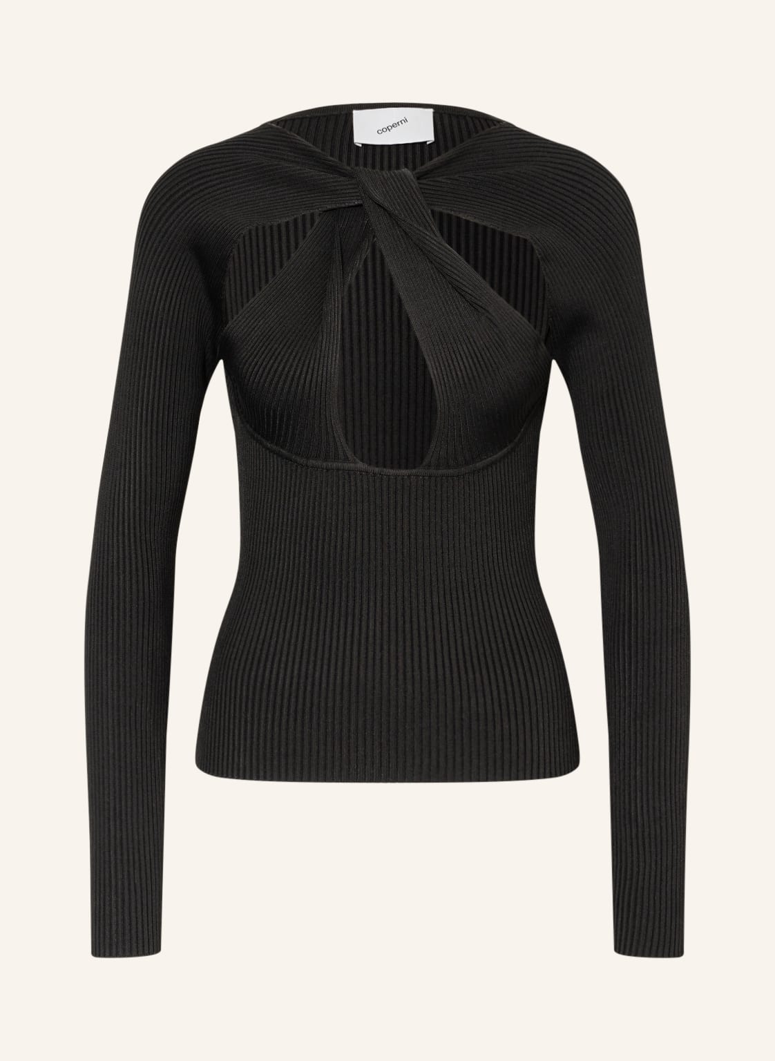 Image of Coperni Pullover Mit Cut-Out schwarz