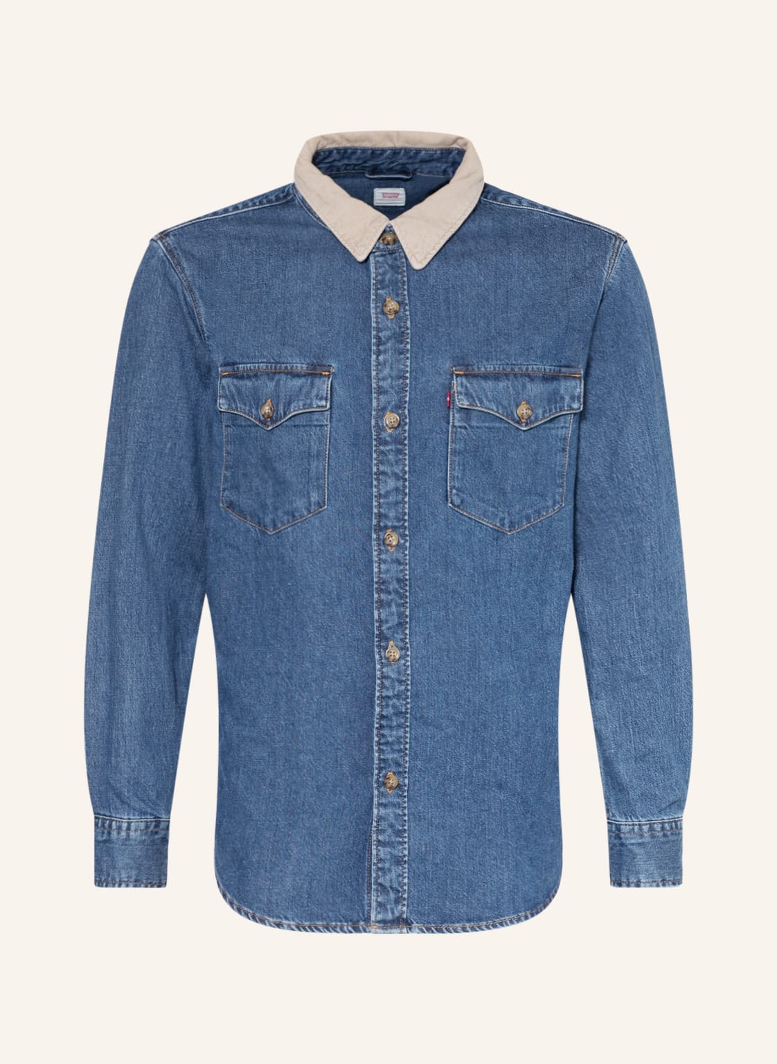 Image of Levi's® Jeanshemd Relaxed Fit blau