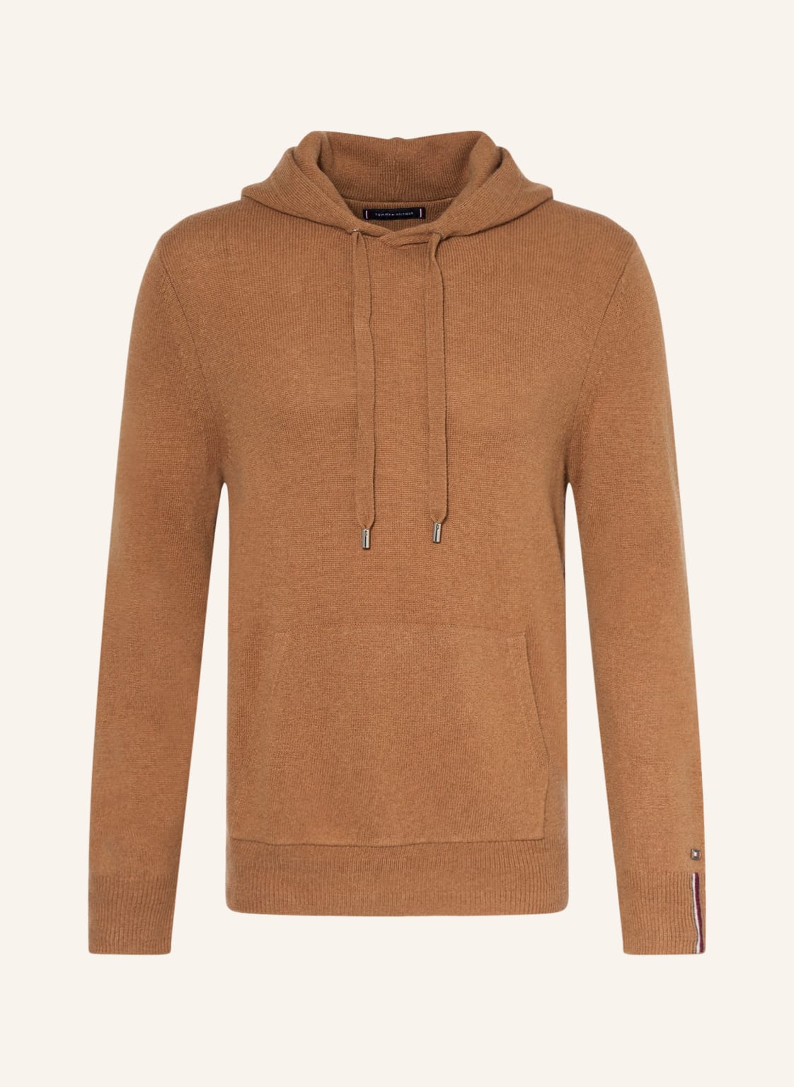 Image of Tommy Hilfiger Strick-Hoodie grau