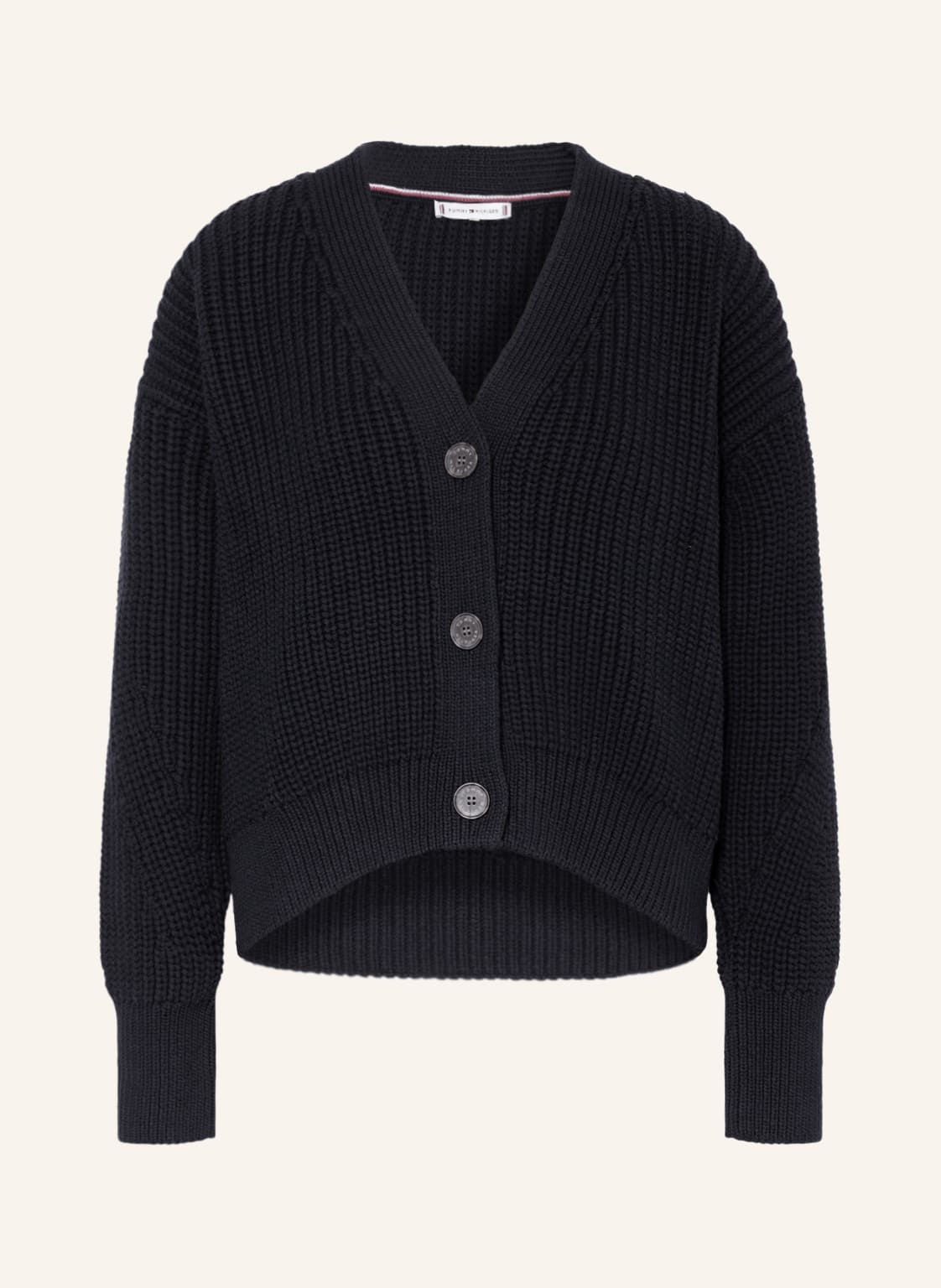 Image of Tommy Hilfiger Oversized-Strickjacke blau