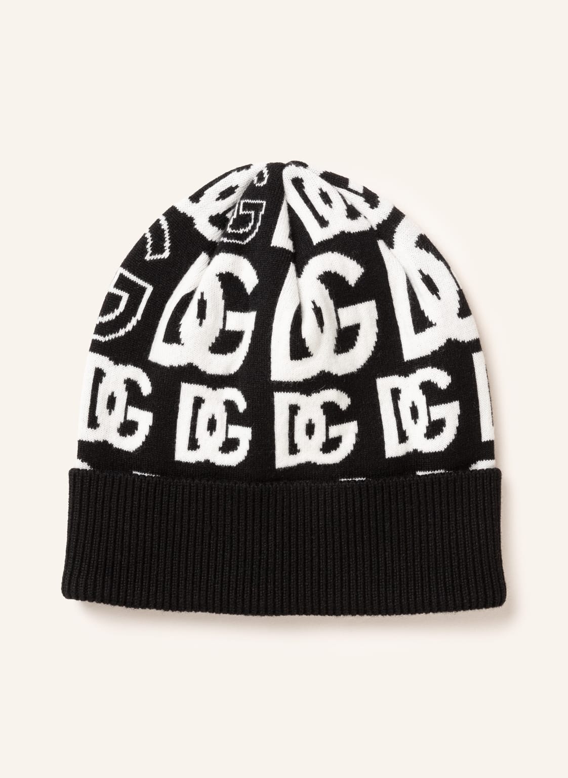 Image of Dolce & Gabbana Cashmere-Mütze schwarz