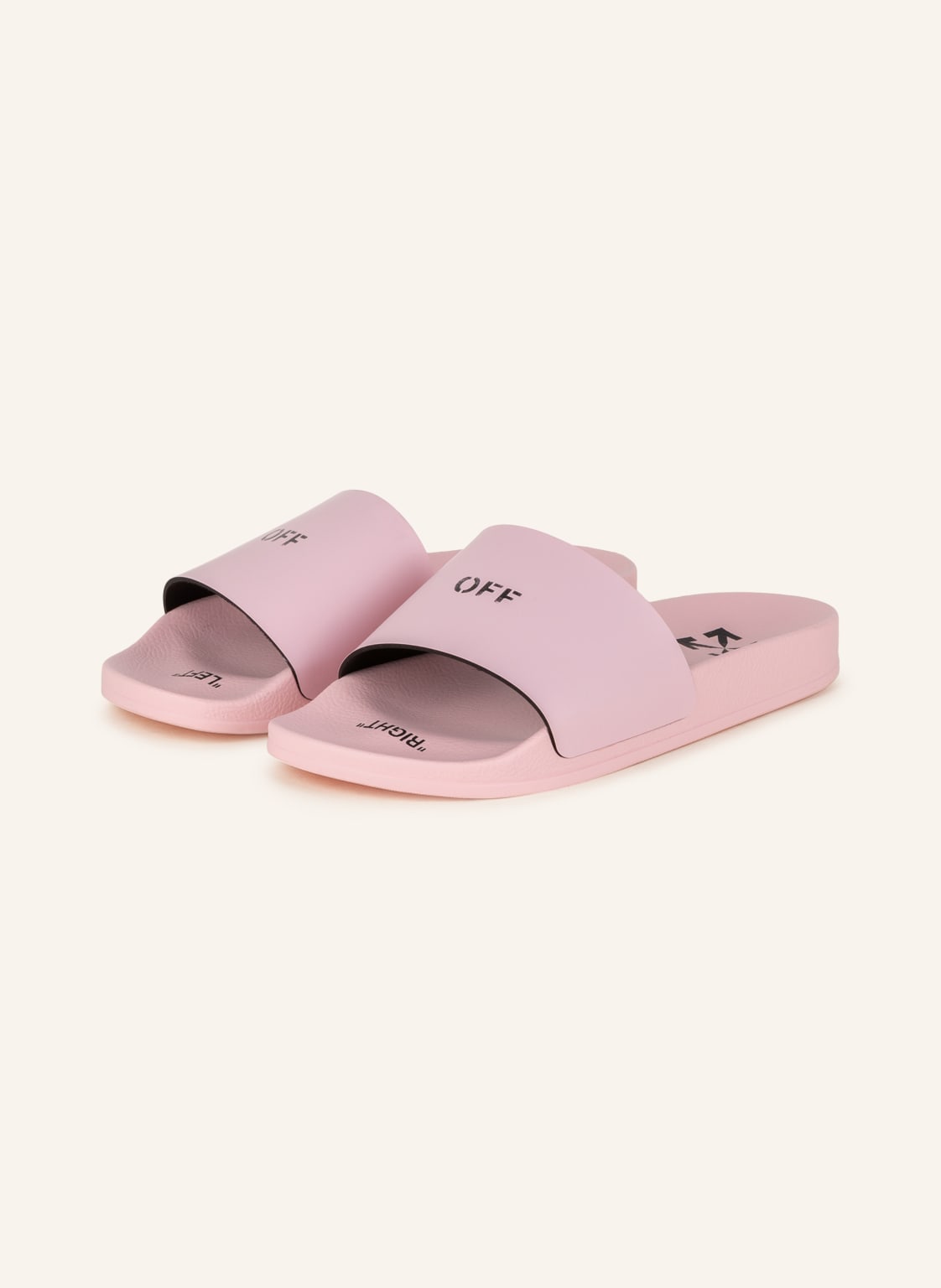 Image of Off-White Pantoletten rosa