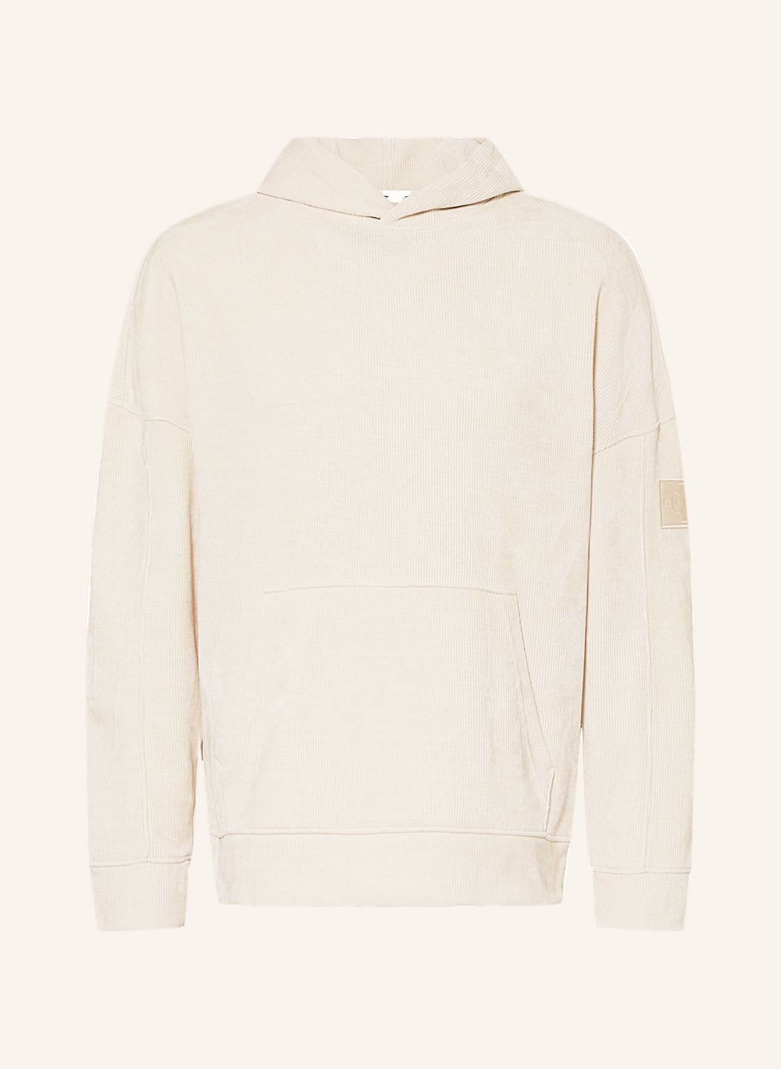 Image of Calvin Klein Jeans Cord-Hoodie weiss