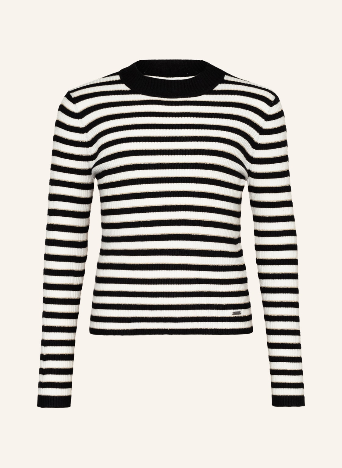 Image of Pepe Jeans Pullover Mit Glitzergarn schwarz