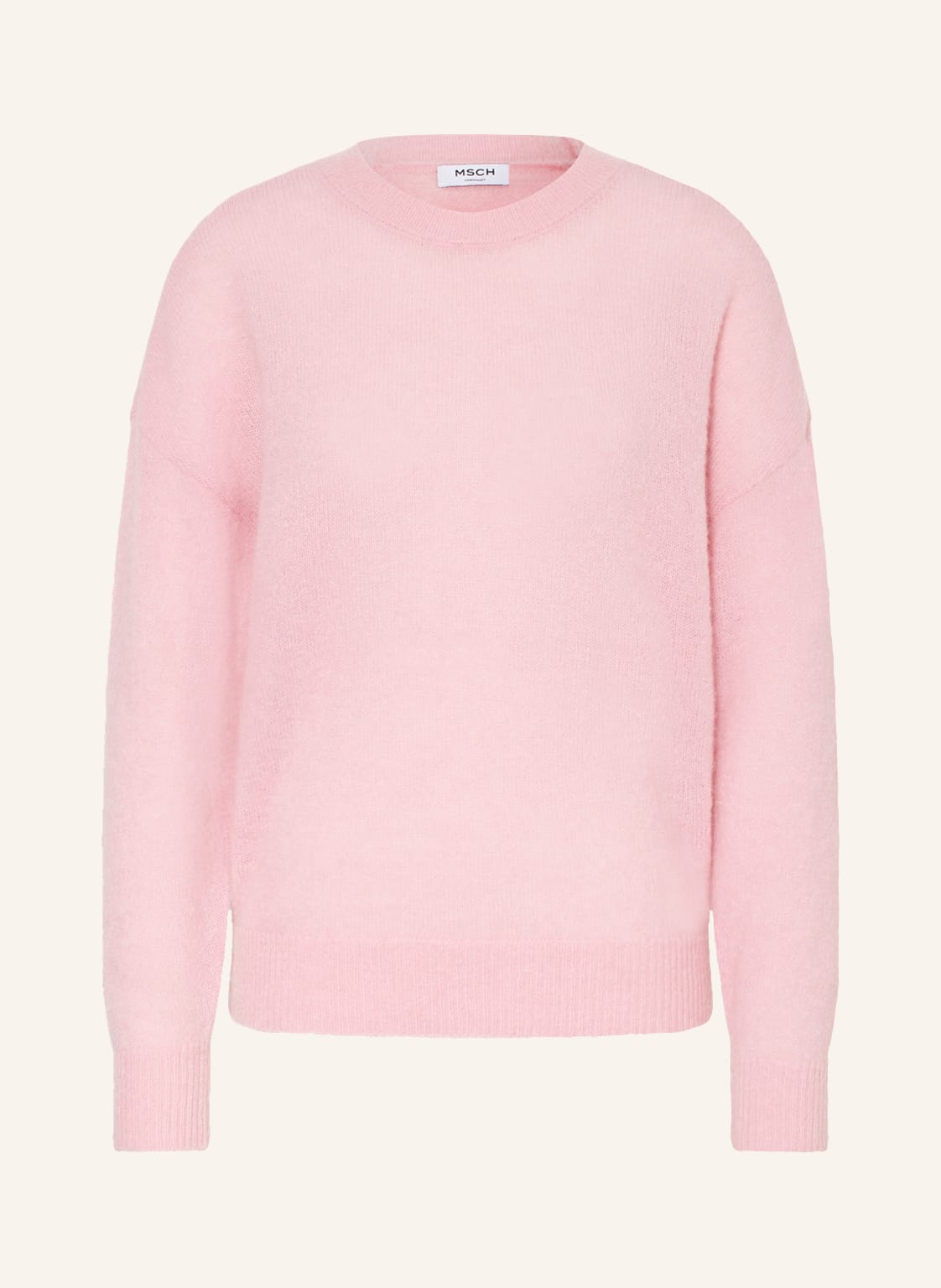 Image of Moss Copenhagen Pullover Mschfemme Mit Mohair rosa