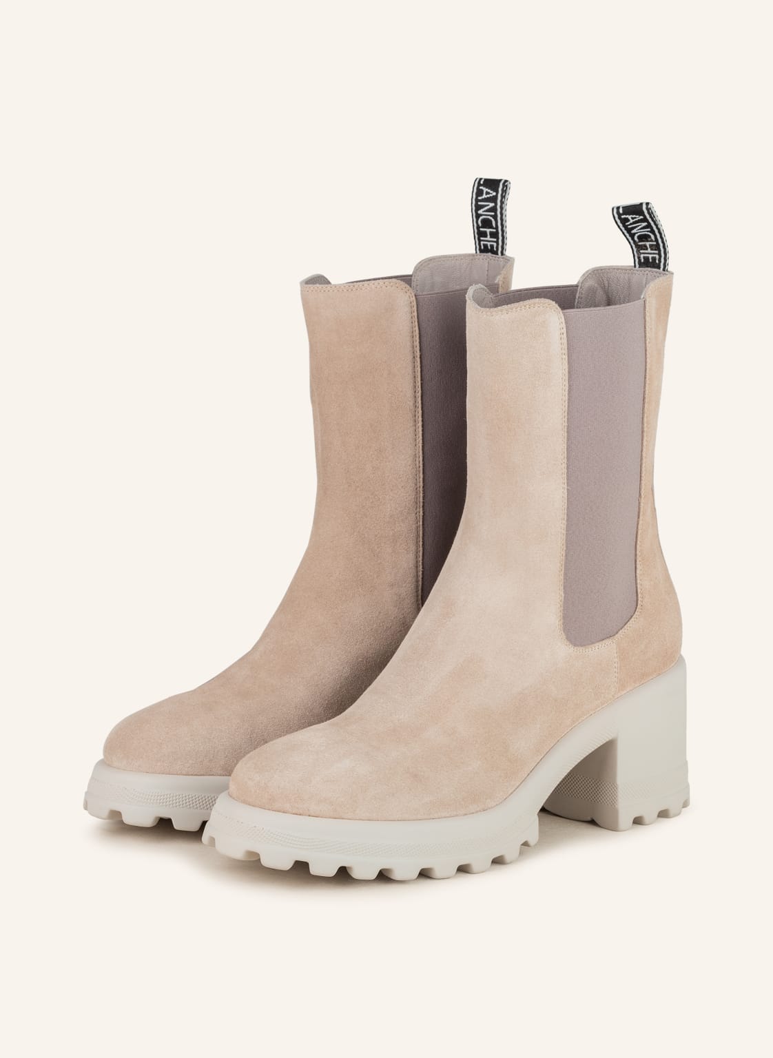 Image of Voile Blanche Chelsea-Boots Claire beige