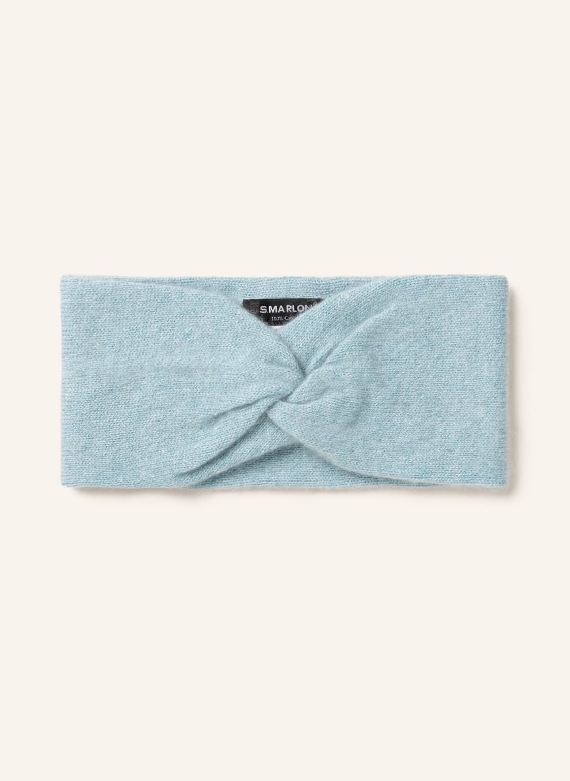 Image of S.Marlon Stirnband Aus Cashmere blau