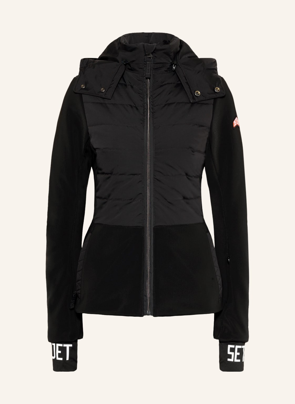 Image of Jetset Softshell-Skijacke Mia schwarz