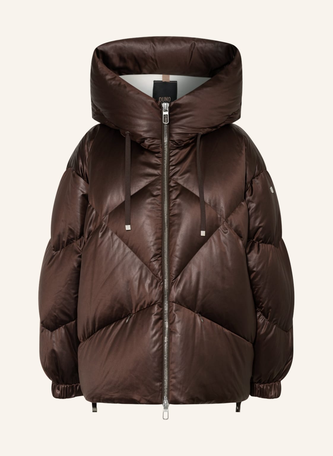 Image of Duno Oversized-Daunenjacke braun