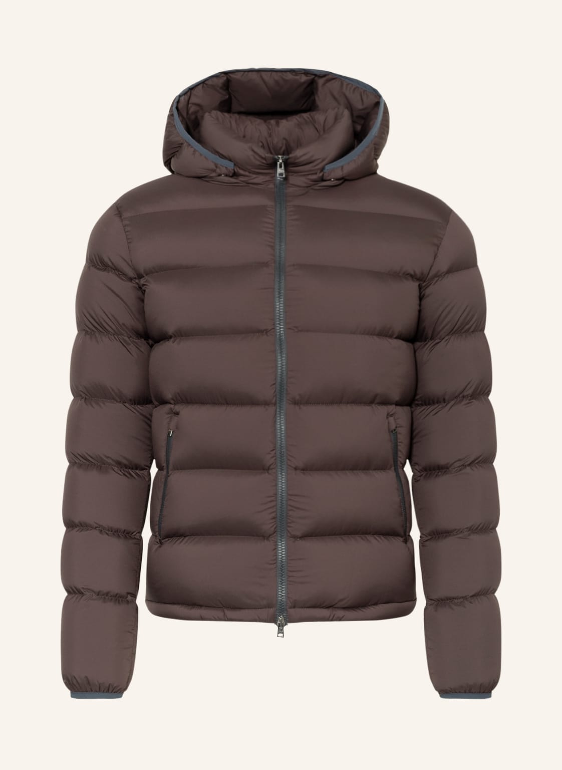 Image of Herno Daunenjacke Mit Abnehmbarer Kapuze braun