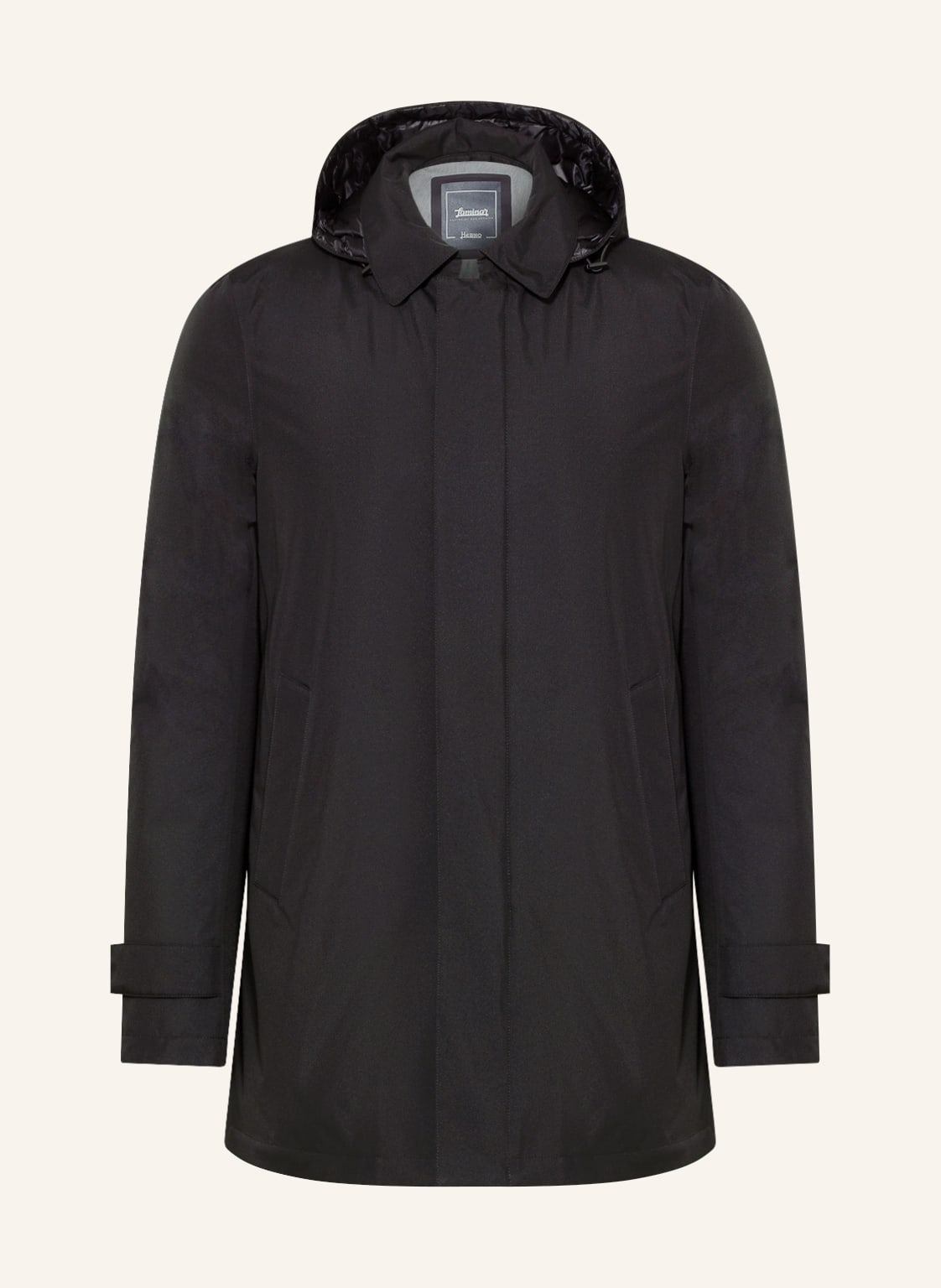 Image of Herno Laminar Daunenparka Mit Abnehmbarer Kapuze schwarz