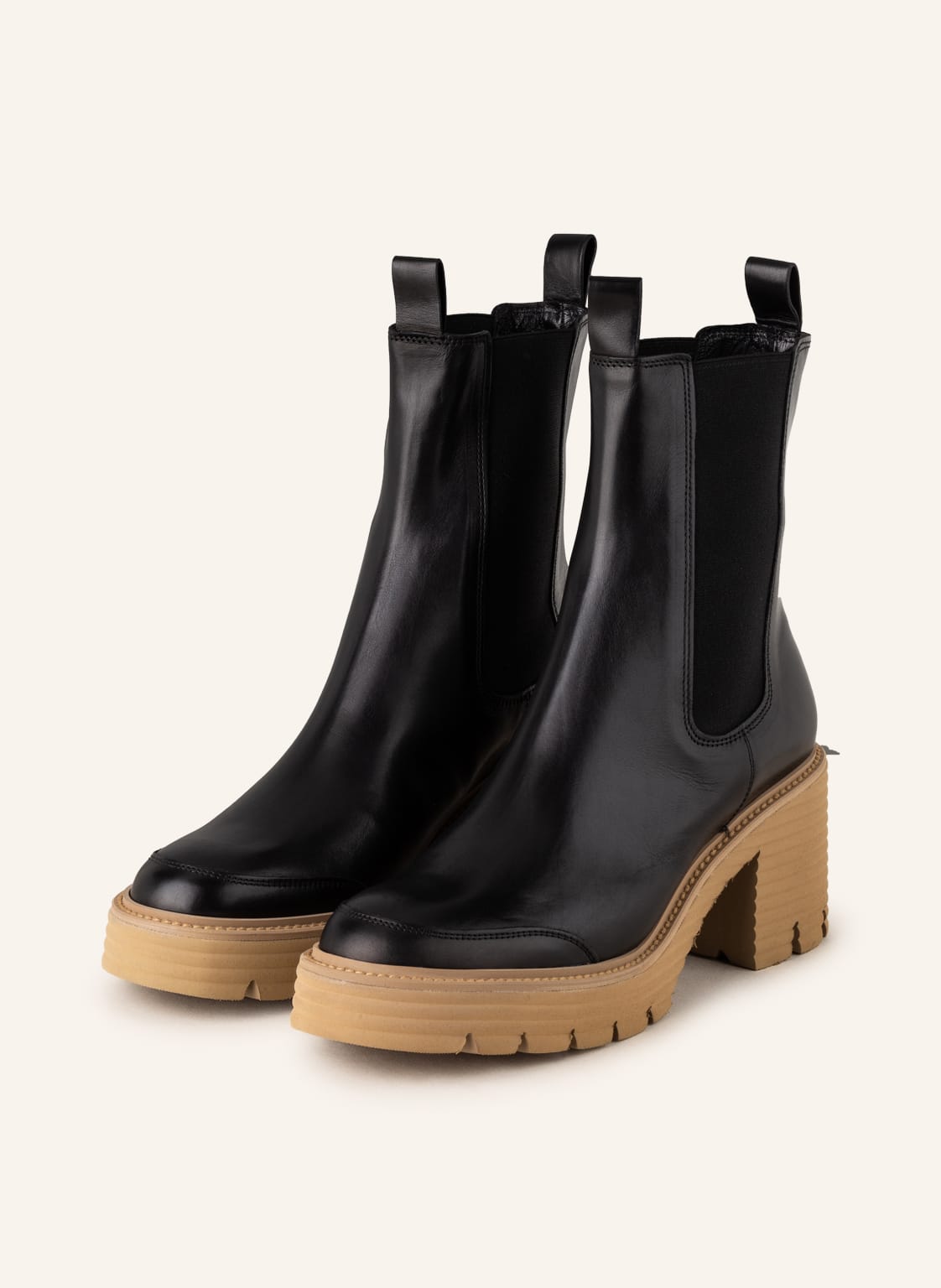 Image of Kennel & Schmenger Chelsea-Boots Punch schwarz