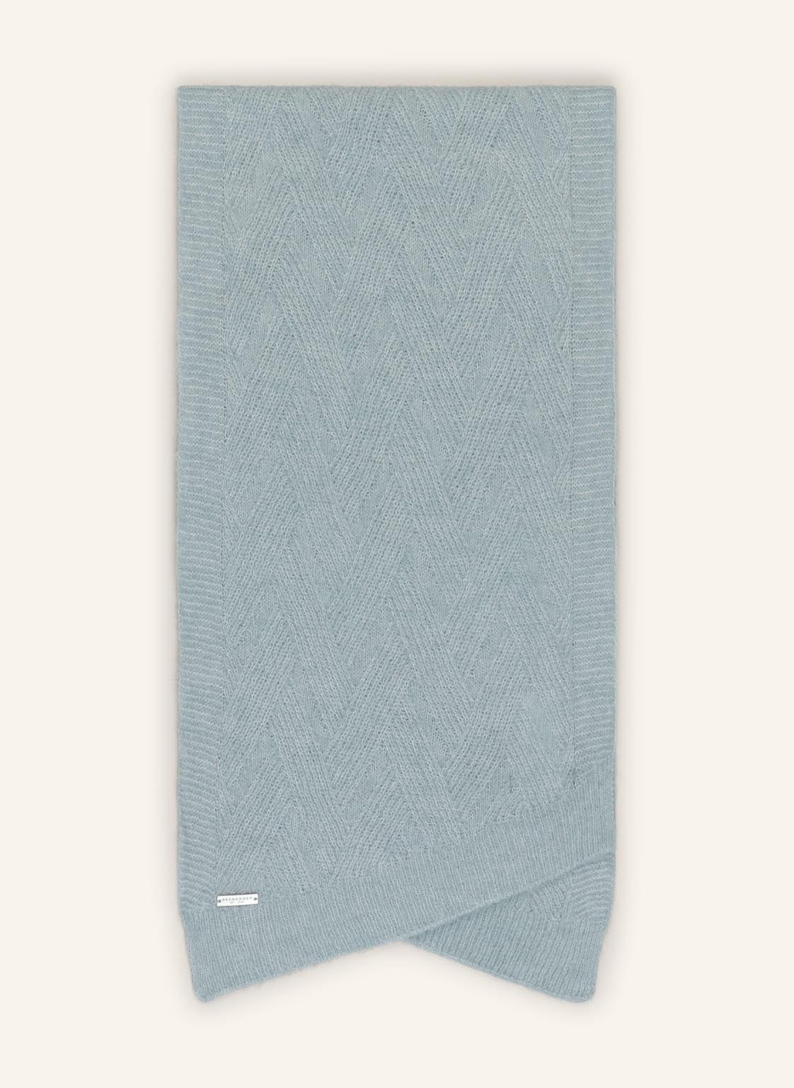 Image of Seeberger Schal Mit Alpaka blau