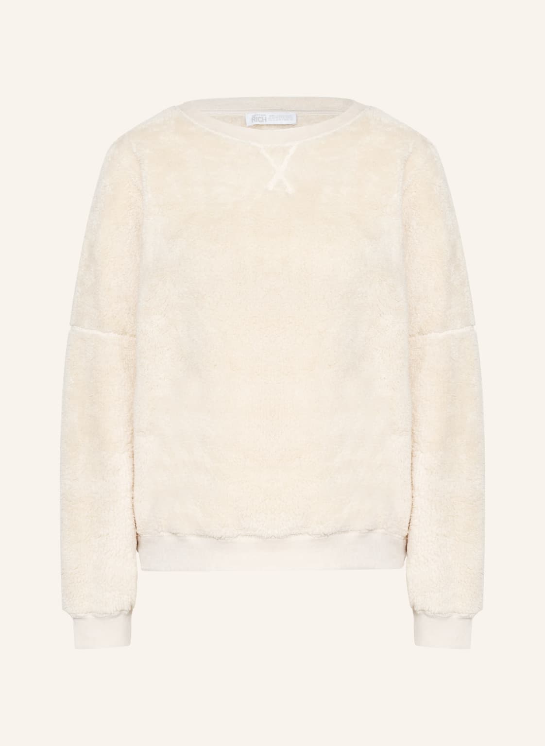 Image of Better Rich Teddyfell-Shirt weiss