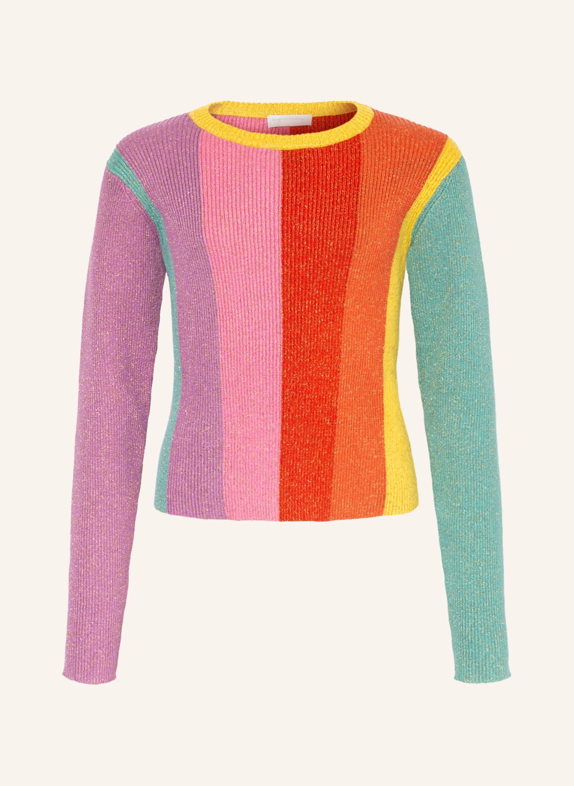 Image of Stella Mccartney Kids Pullover Mit Glitzergarn pink