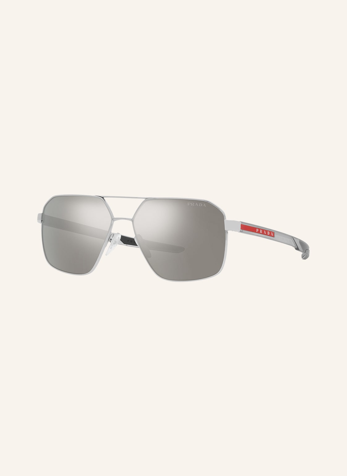 Image of Prada Linea Rossa Sonnenbrille Ps 55ws silber
