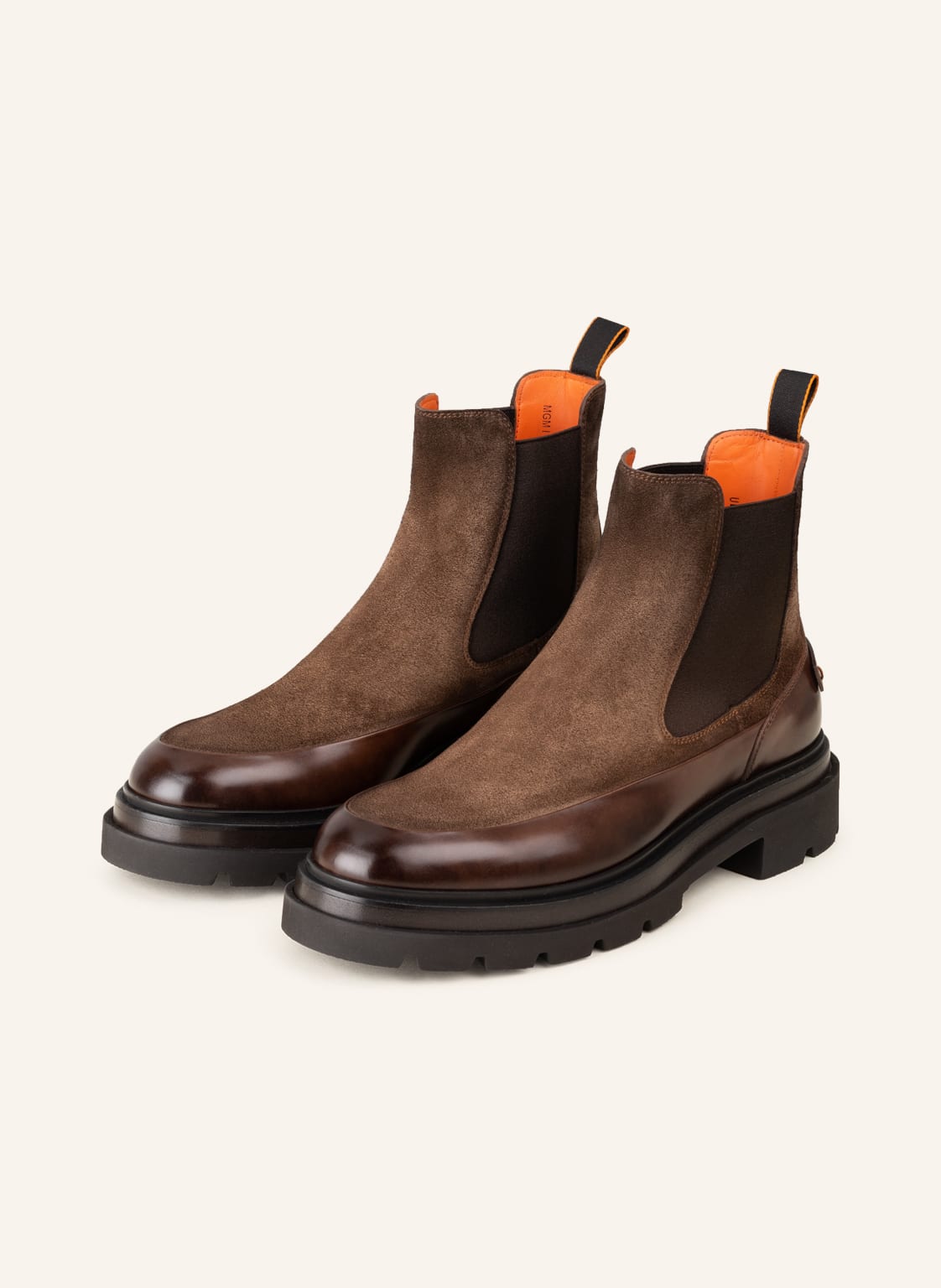Image of Santoni Chelsea-Boots milano2 braun